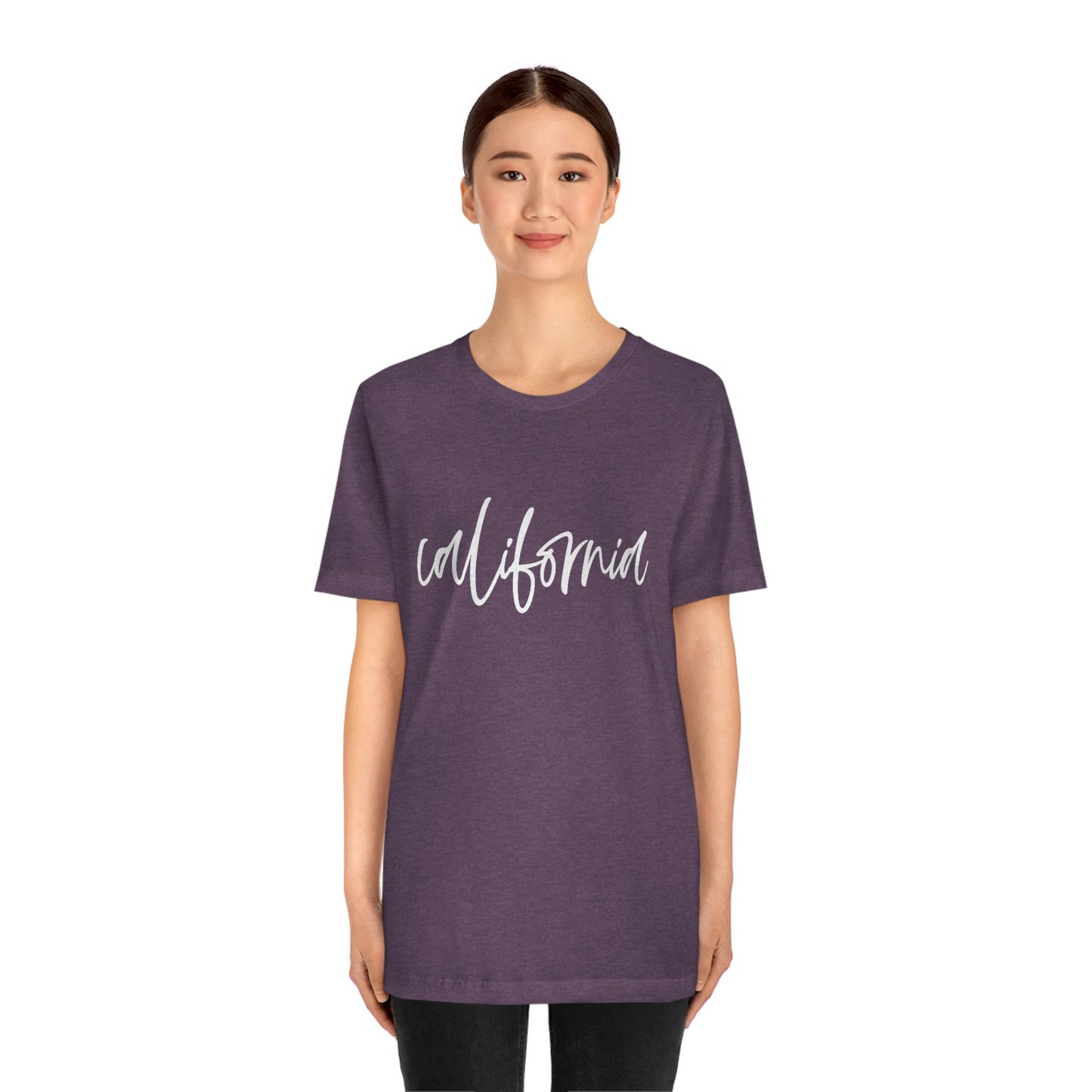 California Script Unisex Jersey Short Sleeve Tee Tshirt T-shirt