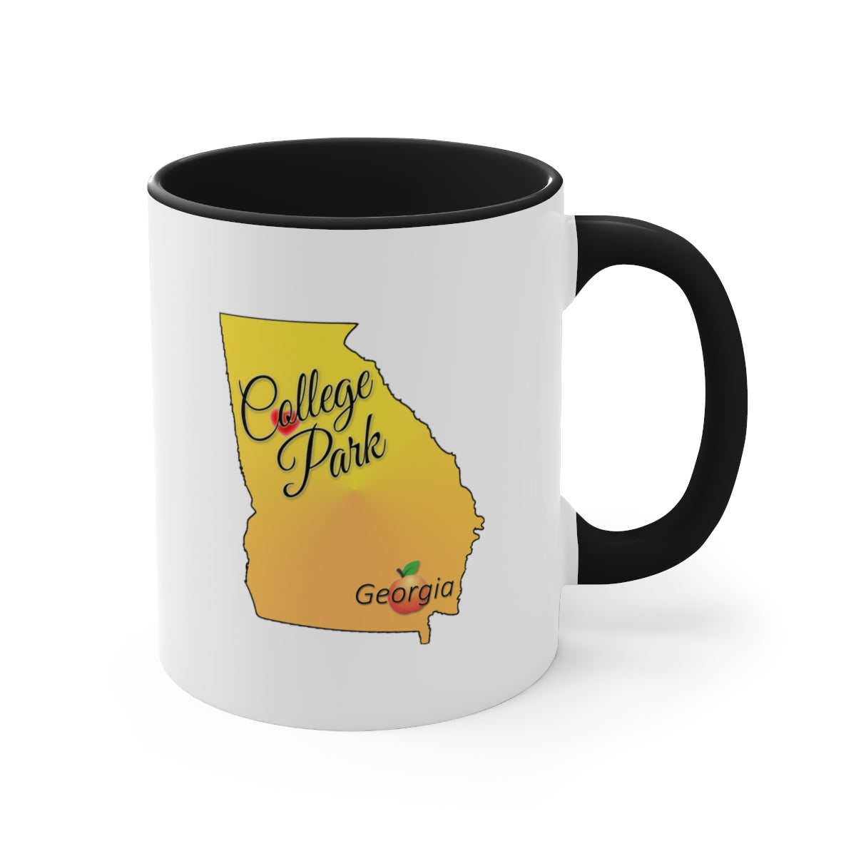 College Park Georgia Accent Coffee Mug, 11oz