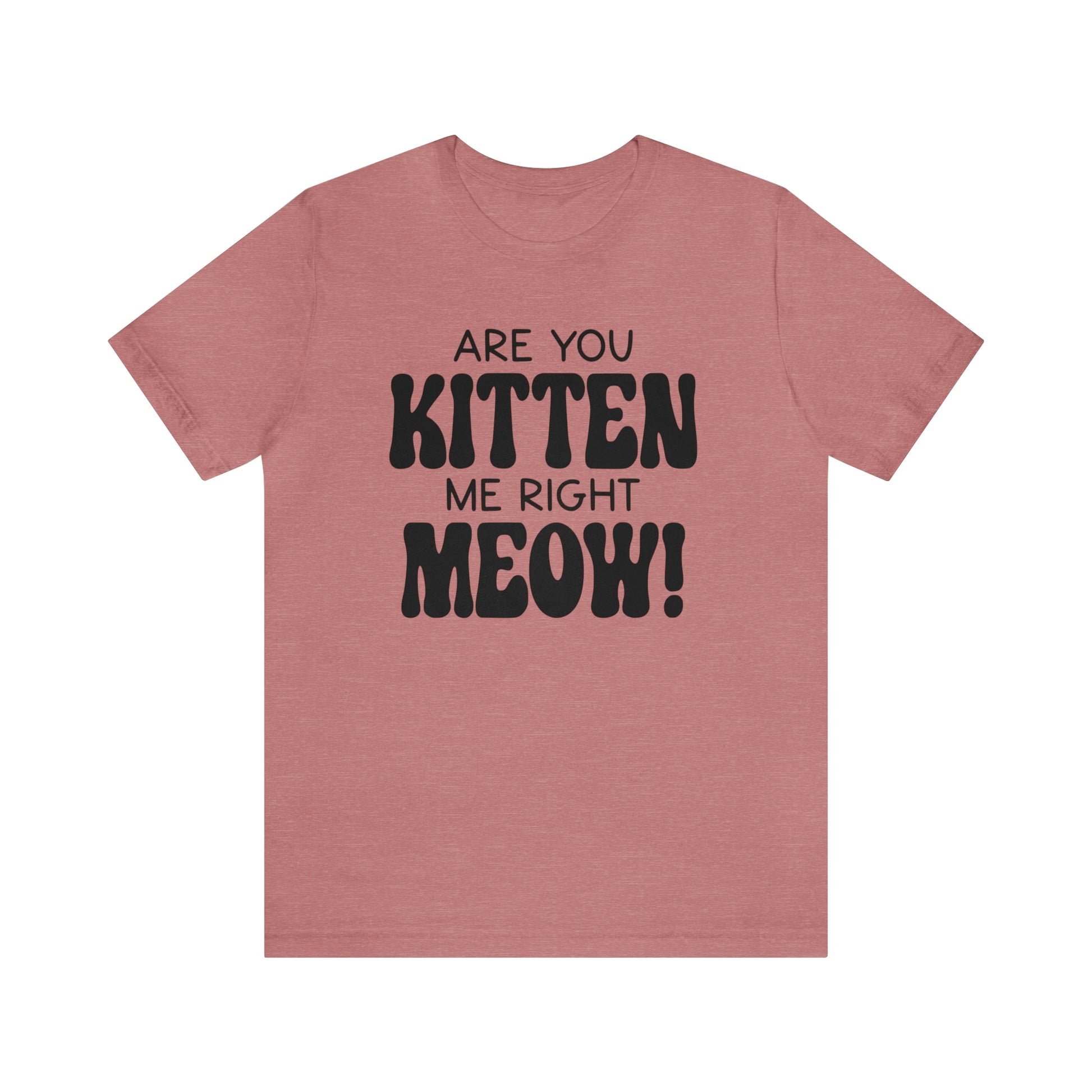 Are You Kitten Me Right Meow Short Sleeve T-shirt