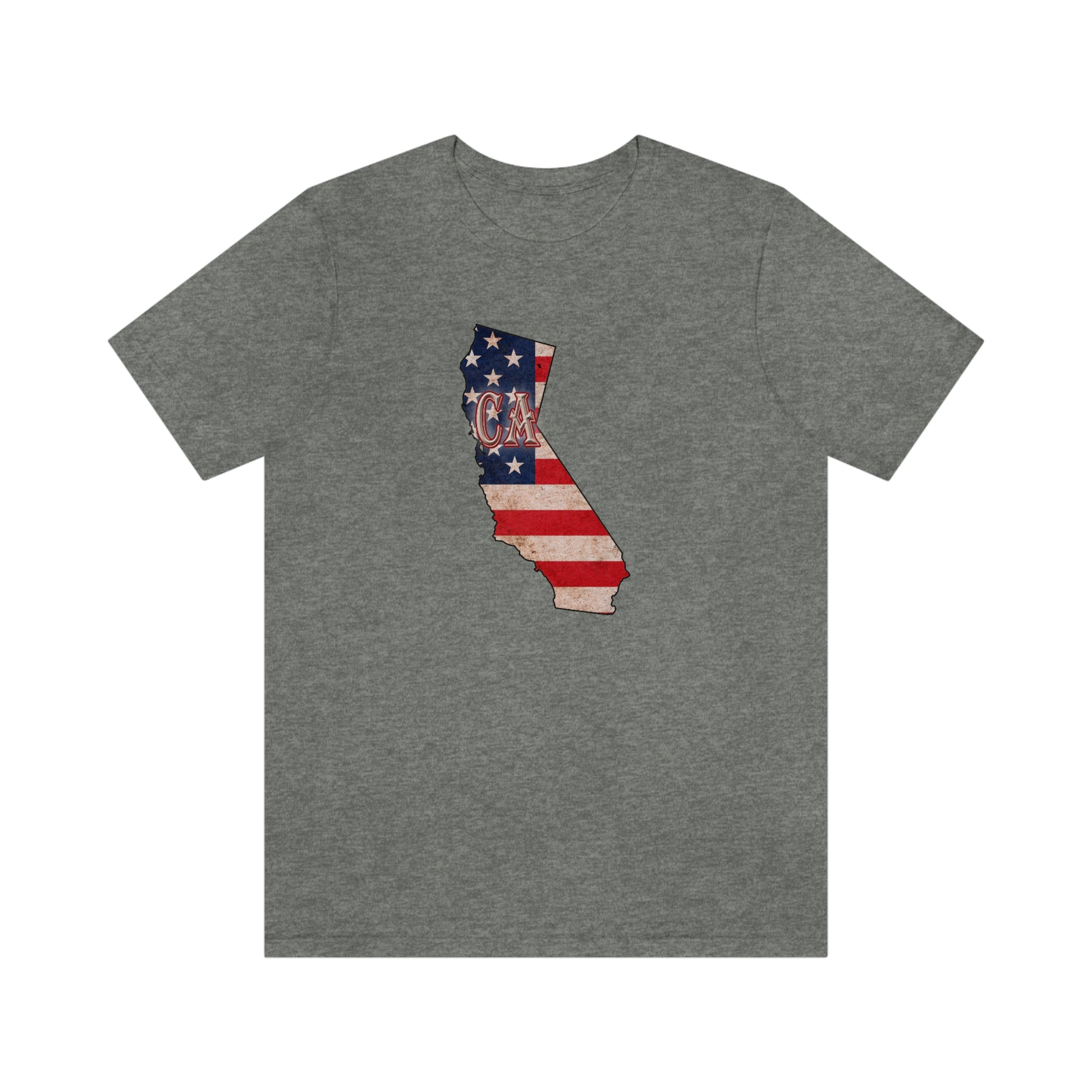 California US Flag Unisex Jersey Short Sleeve Tee Tshirt T-shirt