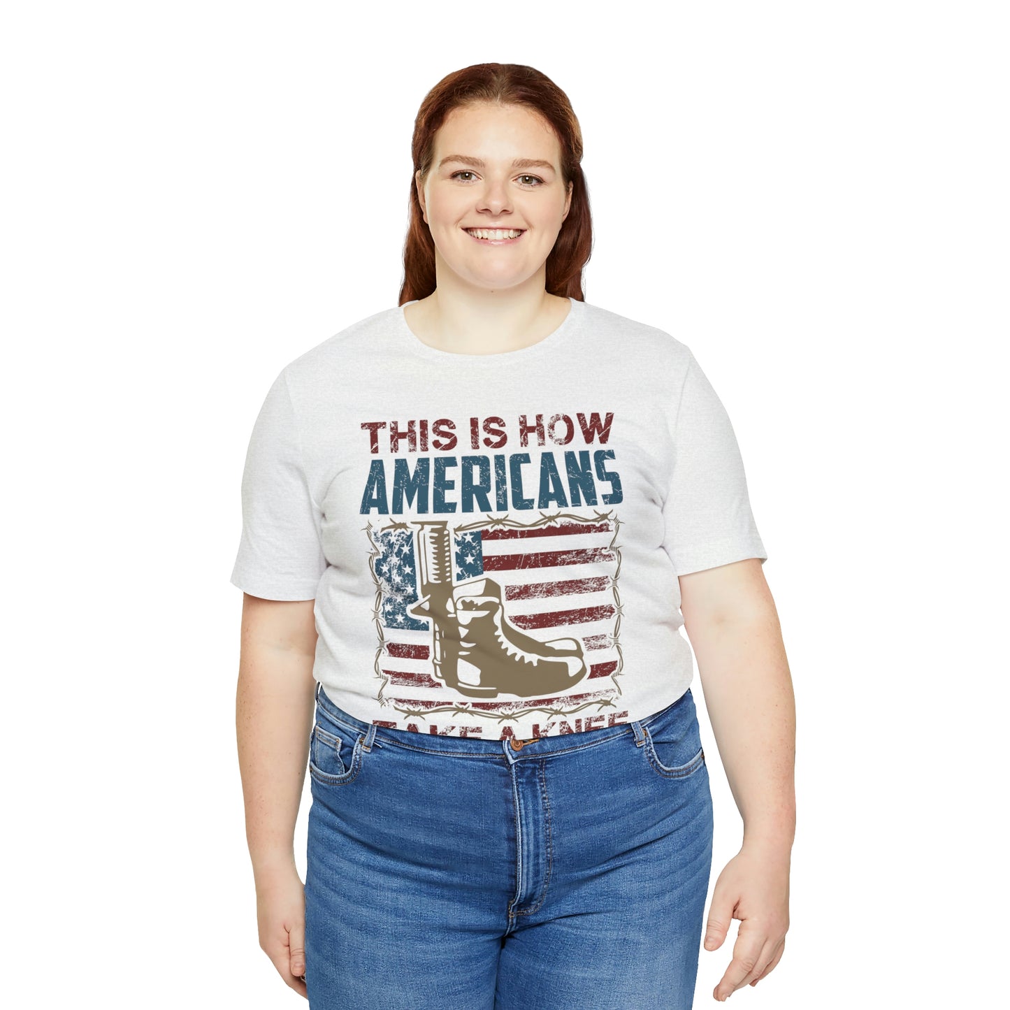 This is How Americans Take a Knee Short Sleeve T-shirt