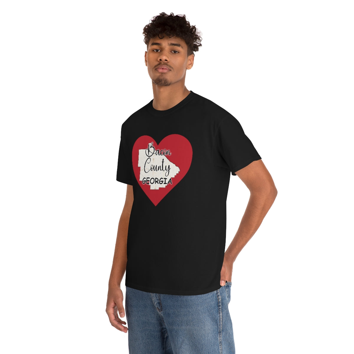 Bacon County Georgia Unisex Heavy Cotton Tee