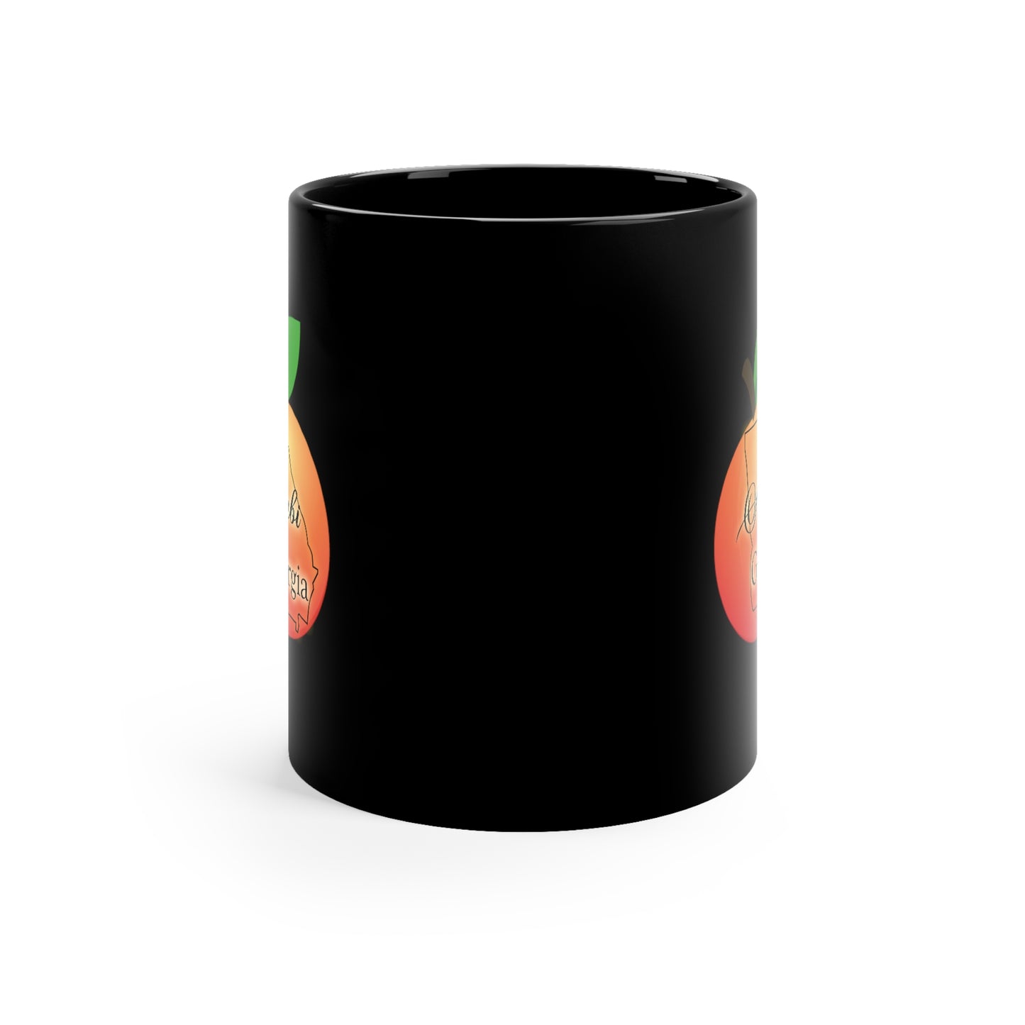 Arabi Georgia 11oz Black Mug