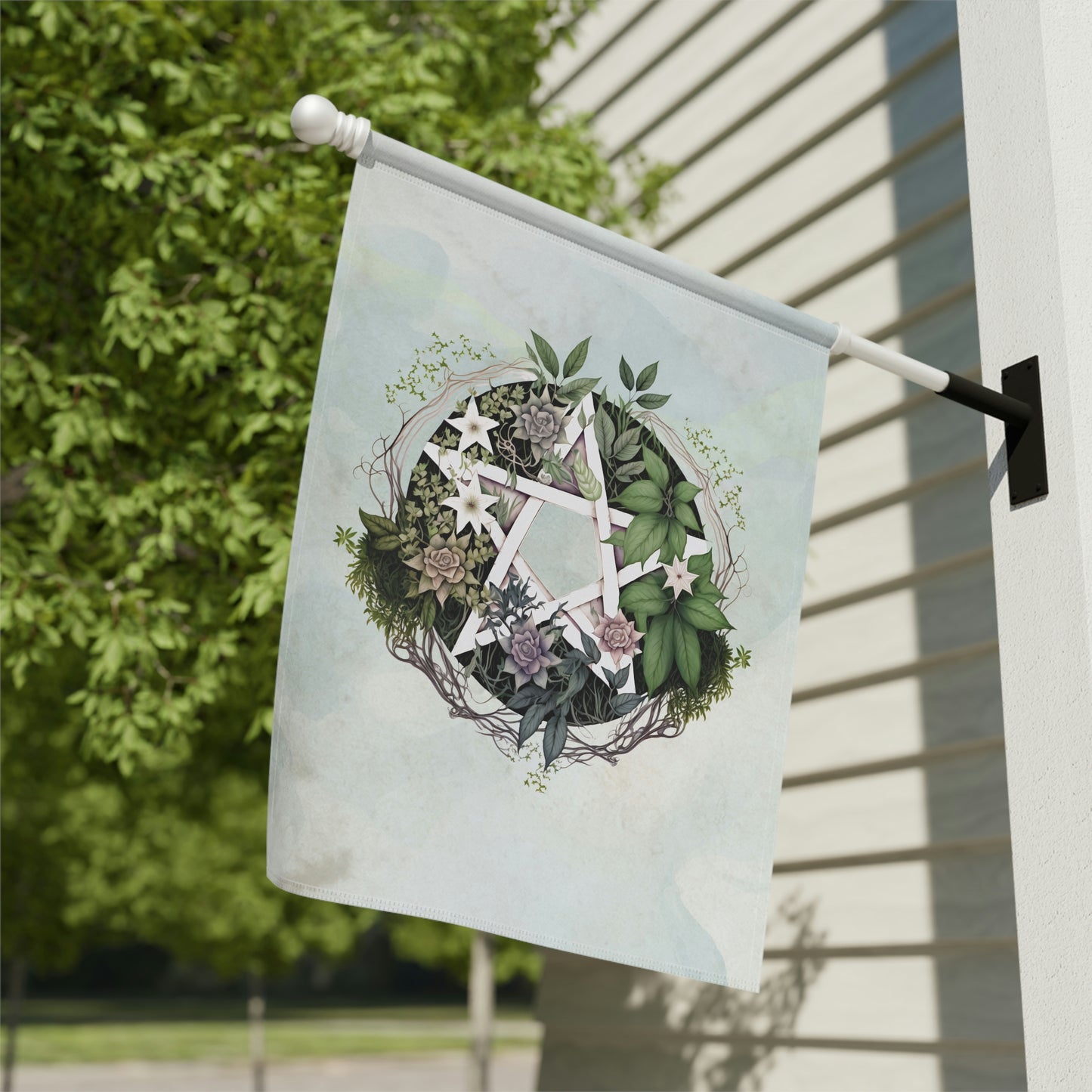 Spring Pentagram Garden & House Banner