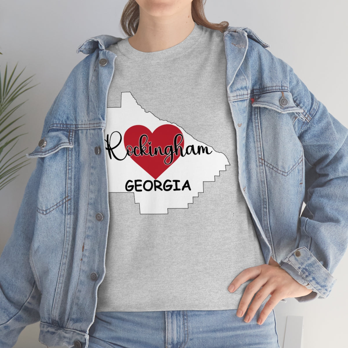 Rockingham Georgia Unisex Heavy Cotton Tee