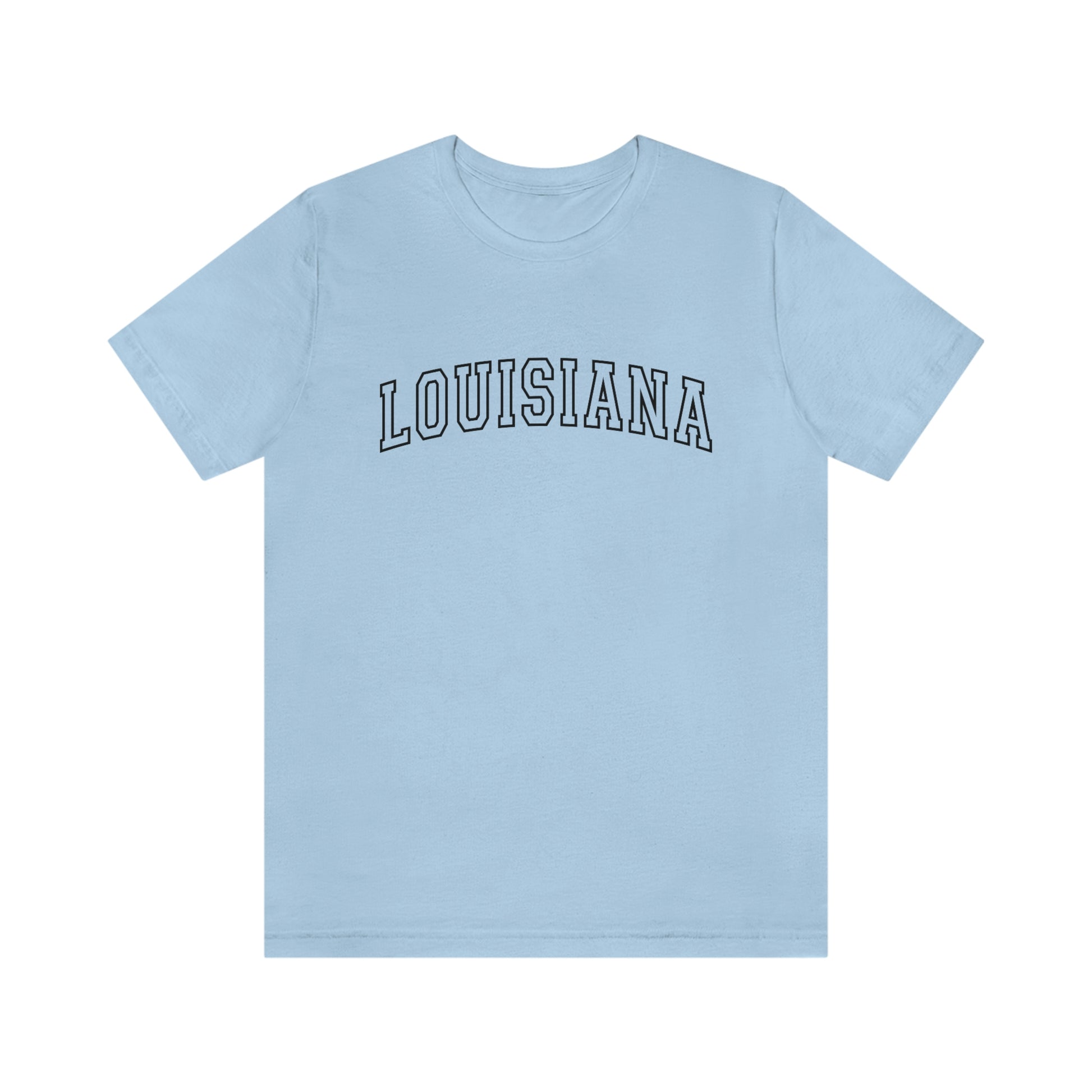 Louisiana Varsity Letters Arch Short Sleeve T-shirt