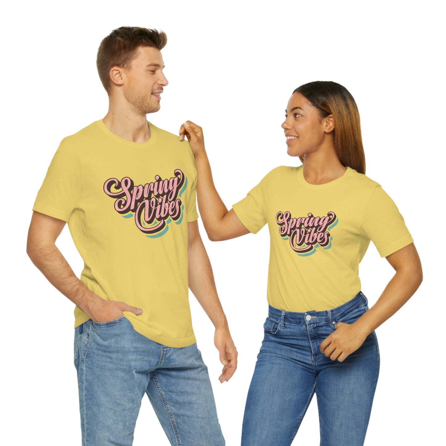 Spring Vibes Unisex Jersey Short Sleeve Tee