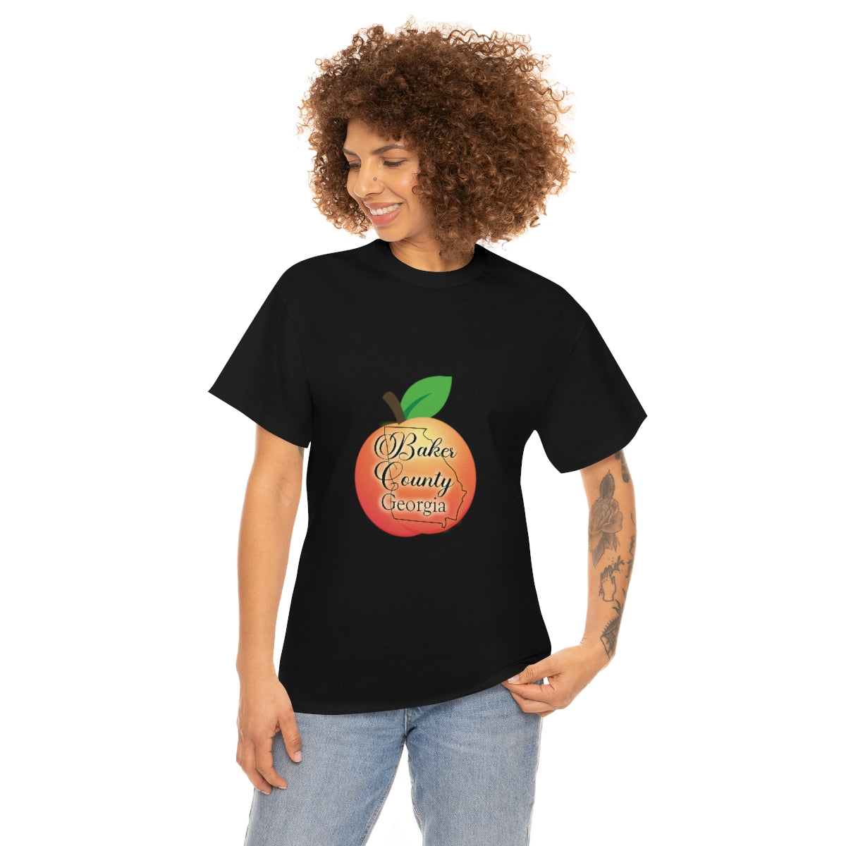 Baker County Georgia Unisex Heavy Cotton Tee