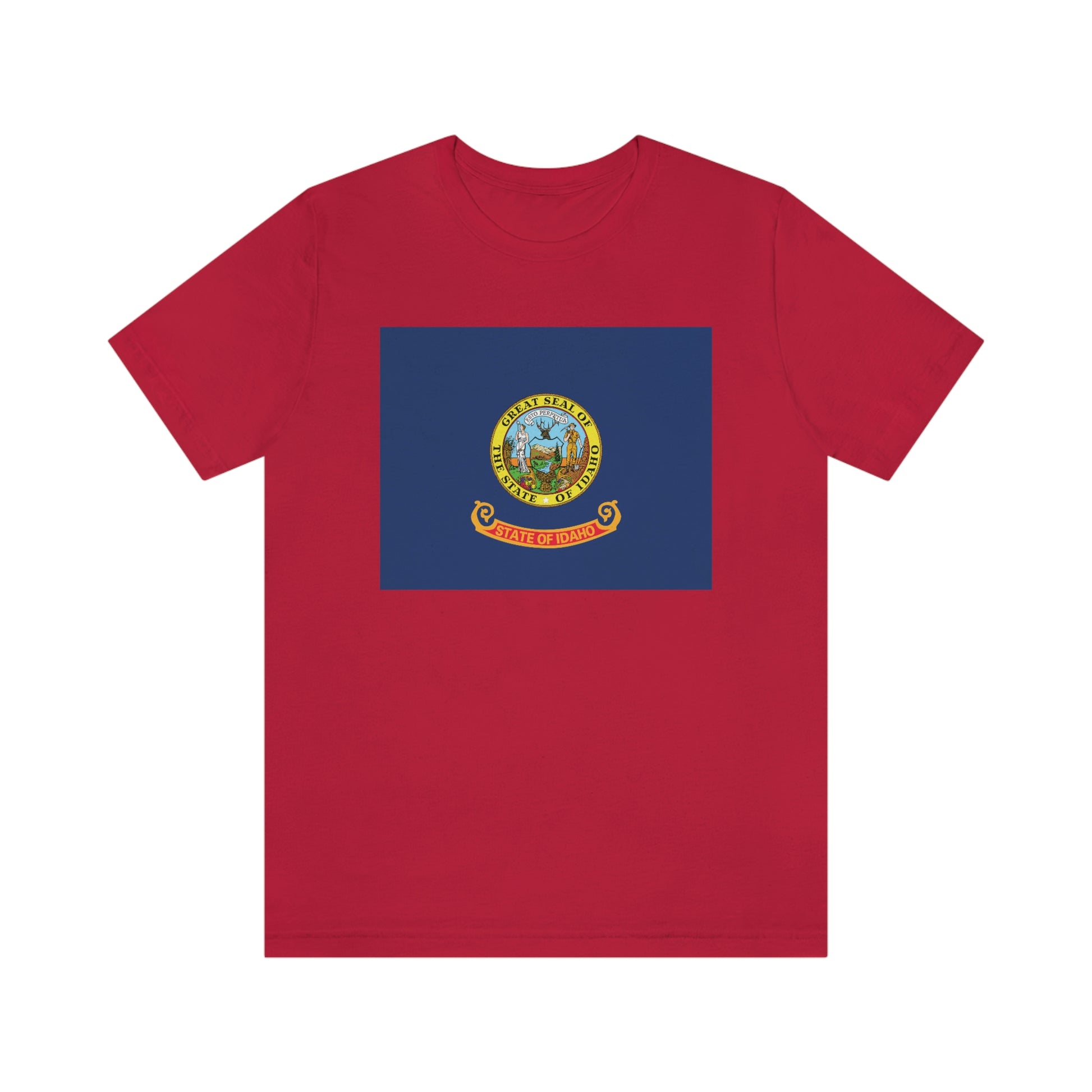 Idaho Flag Unisex Jersey Short Sleeve Tee Tshirt T-shirt