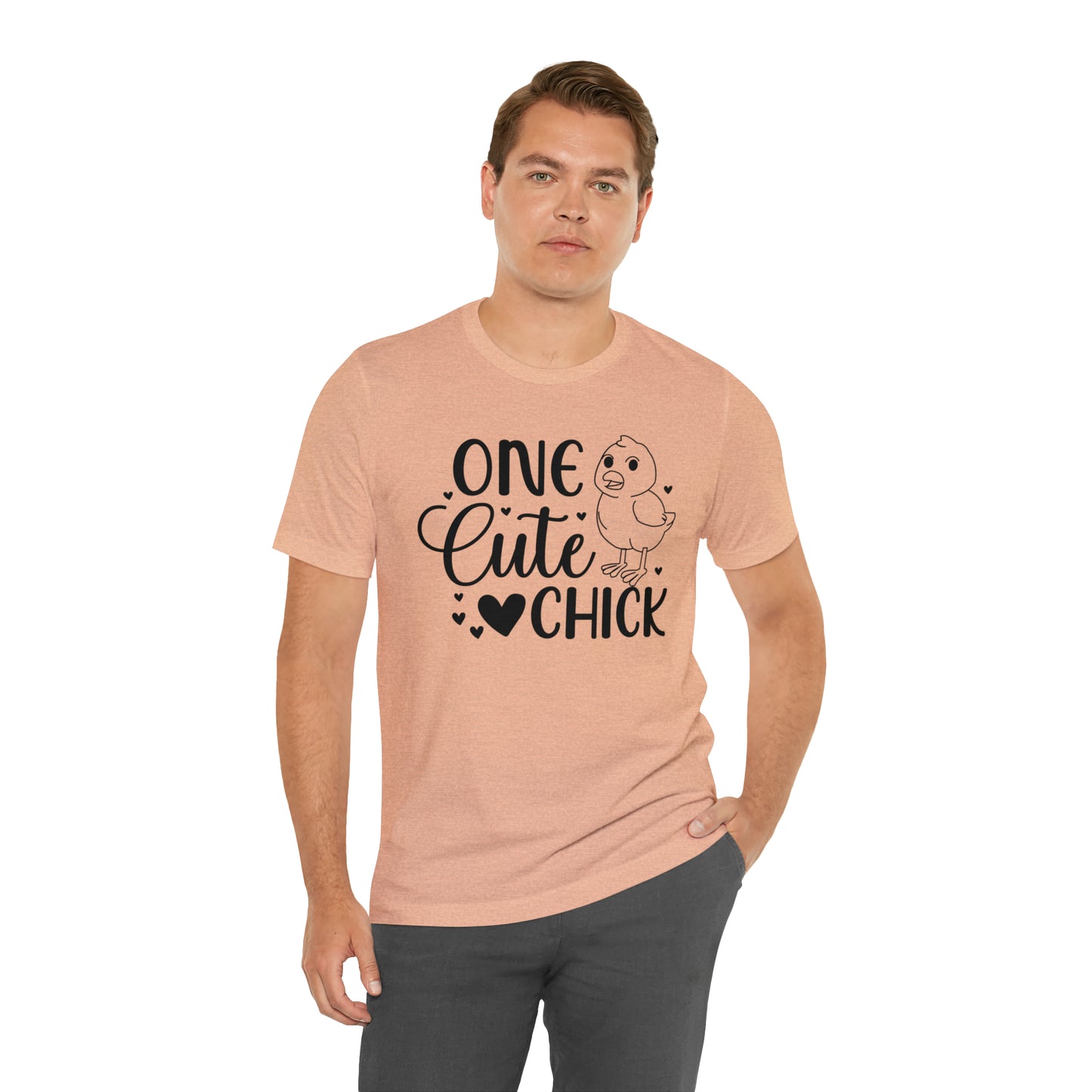 One Cute Chick Short Sleeve Chicken T-shirt