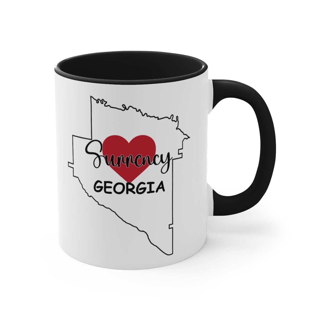 Surrency Georgia Accent Coffee Mug, 11oz