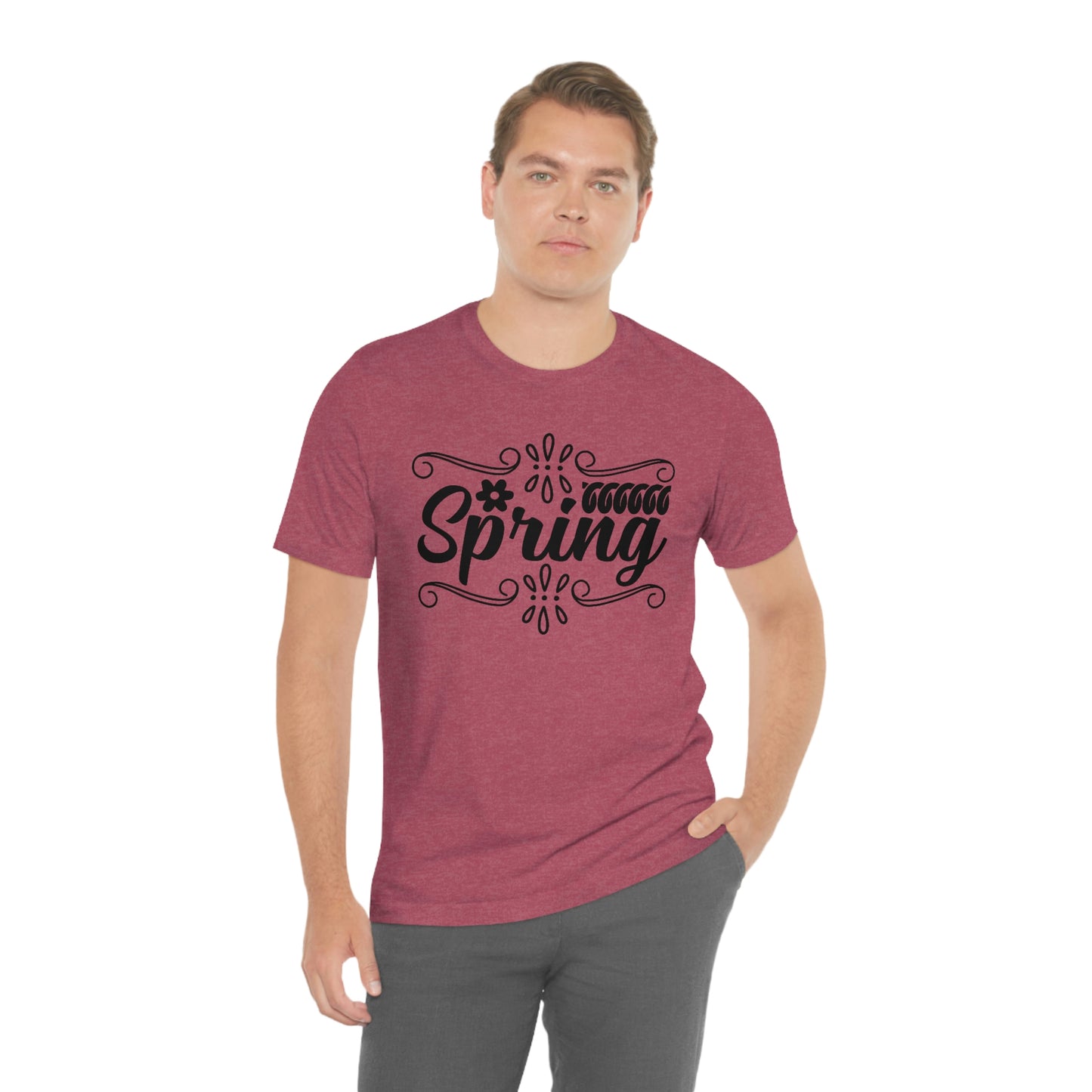 Spring with Frame Unisex Jersey Short Sleeve Tee