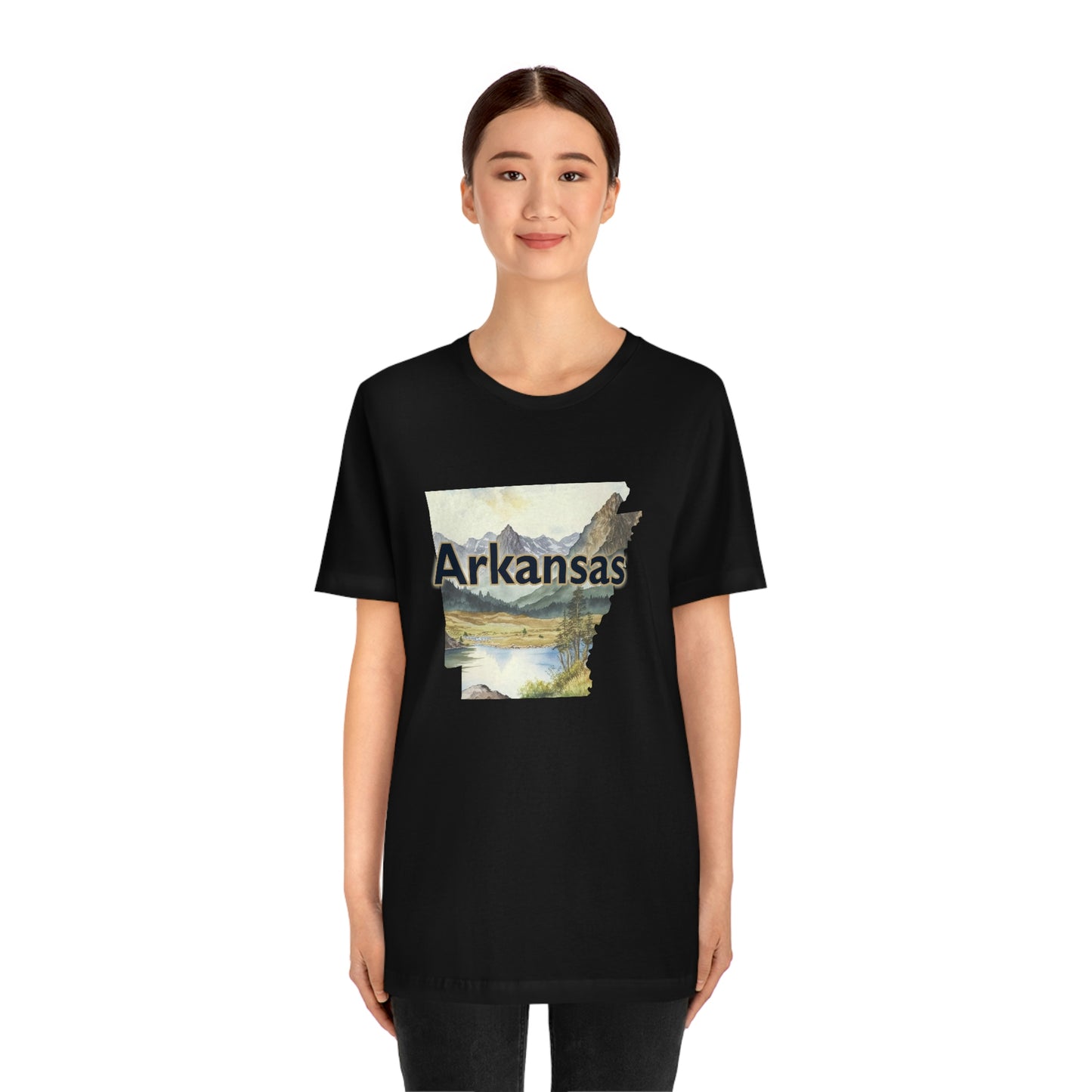 Arkansas Landscape Unisex Jersey Short Sleeve Tee Tshirt T-shirt