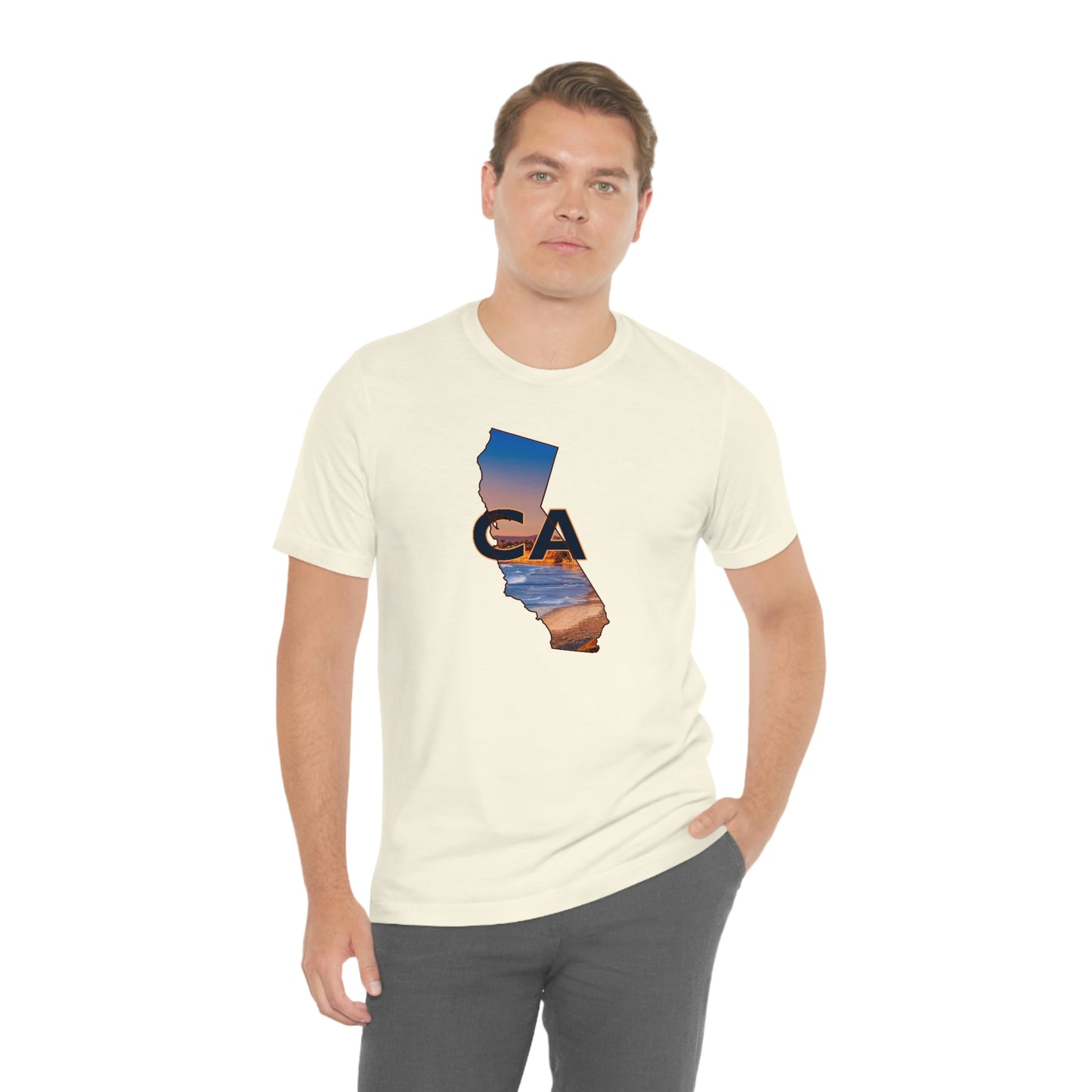 California Beach Unisex Jersey Short Sleeve Tee Tshirt T-shirt