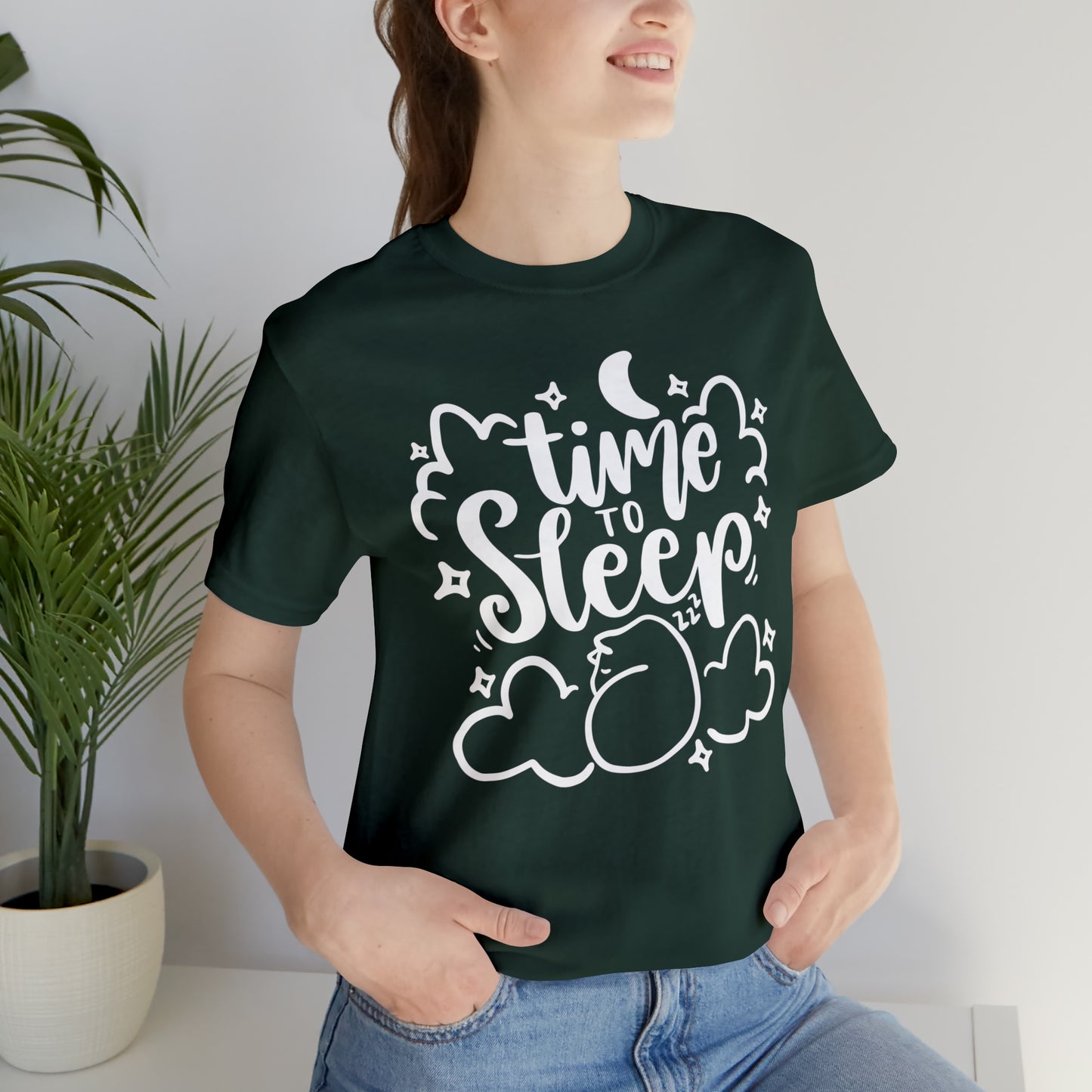 Time to Sleep Cat Short Sleeve T-shirt