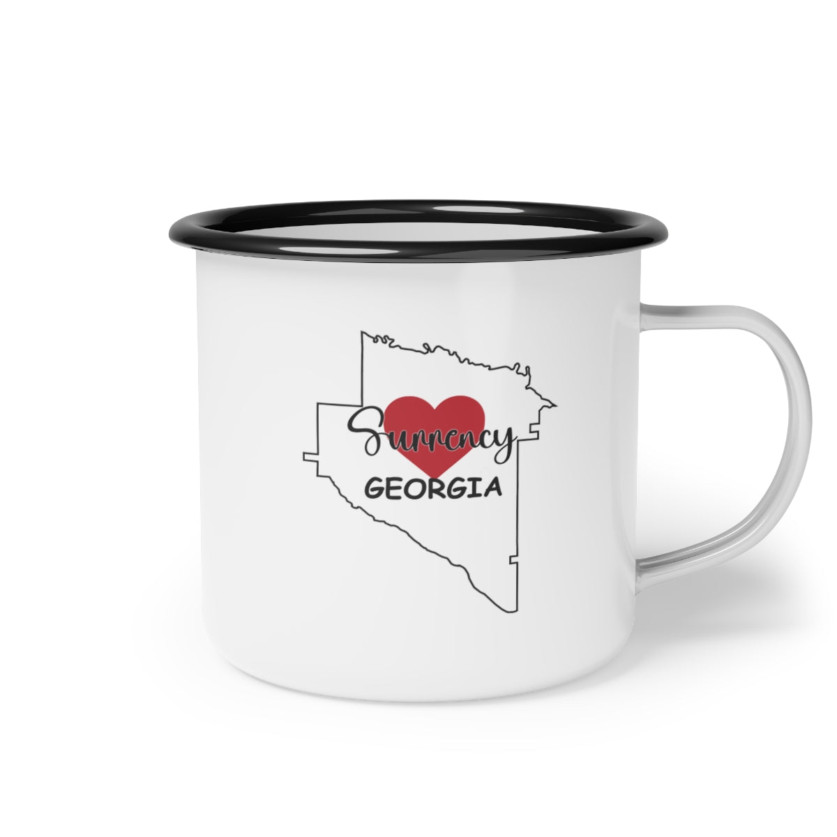 Surrency Georgia Enamel Camp Cup