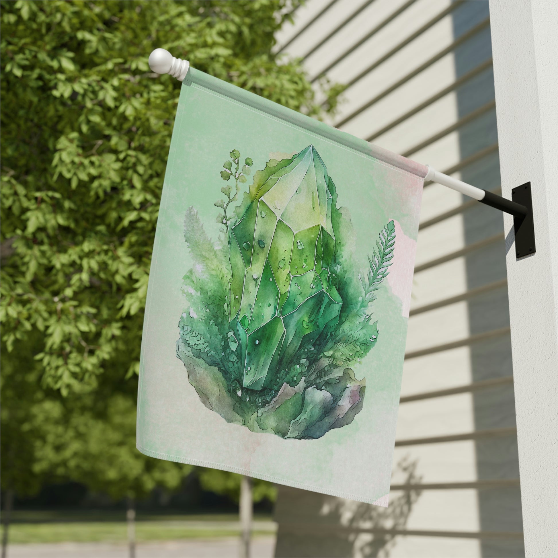 Green Crystal Garden & House Banner