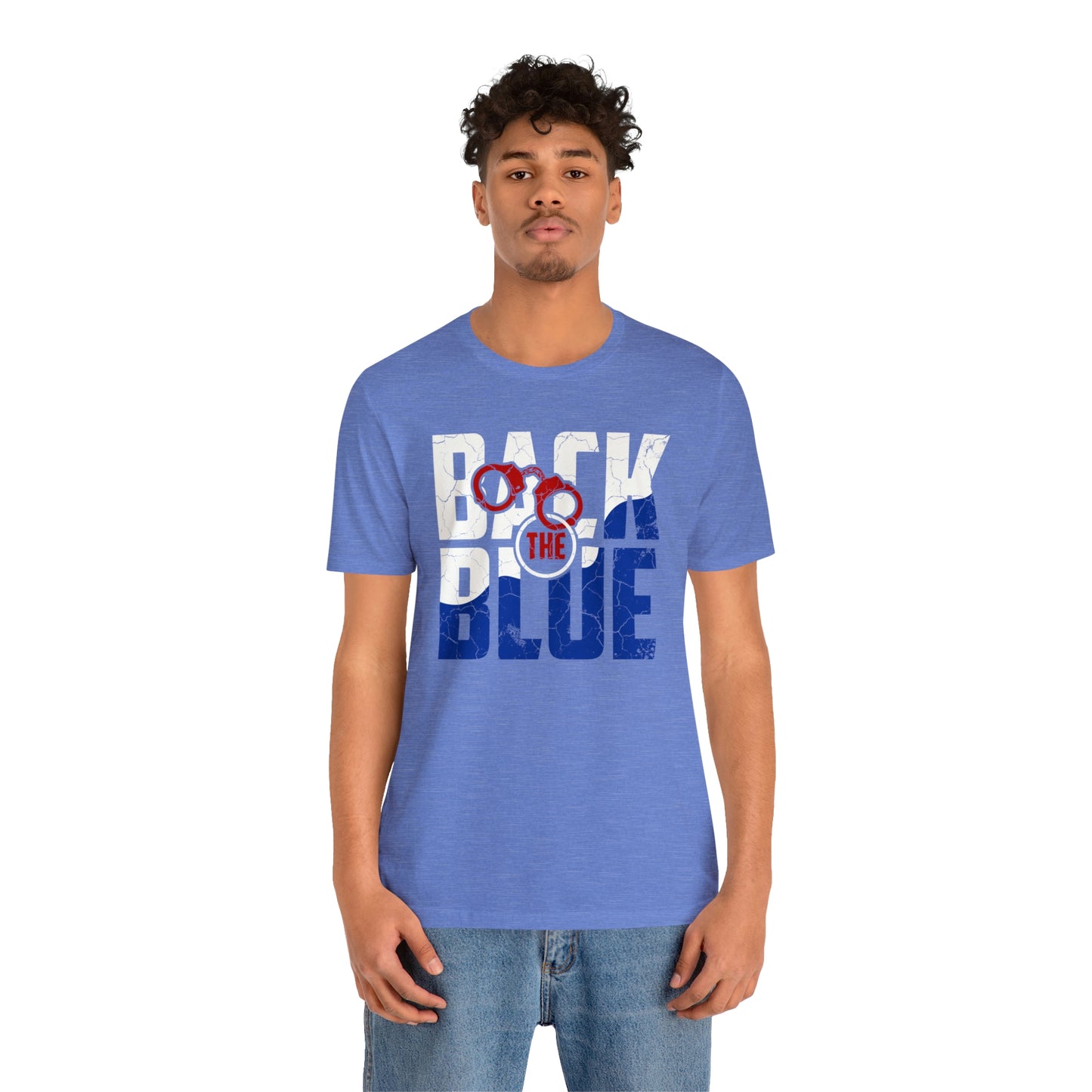 Back the Blue Police Short Sleeve T-shirt