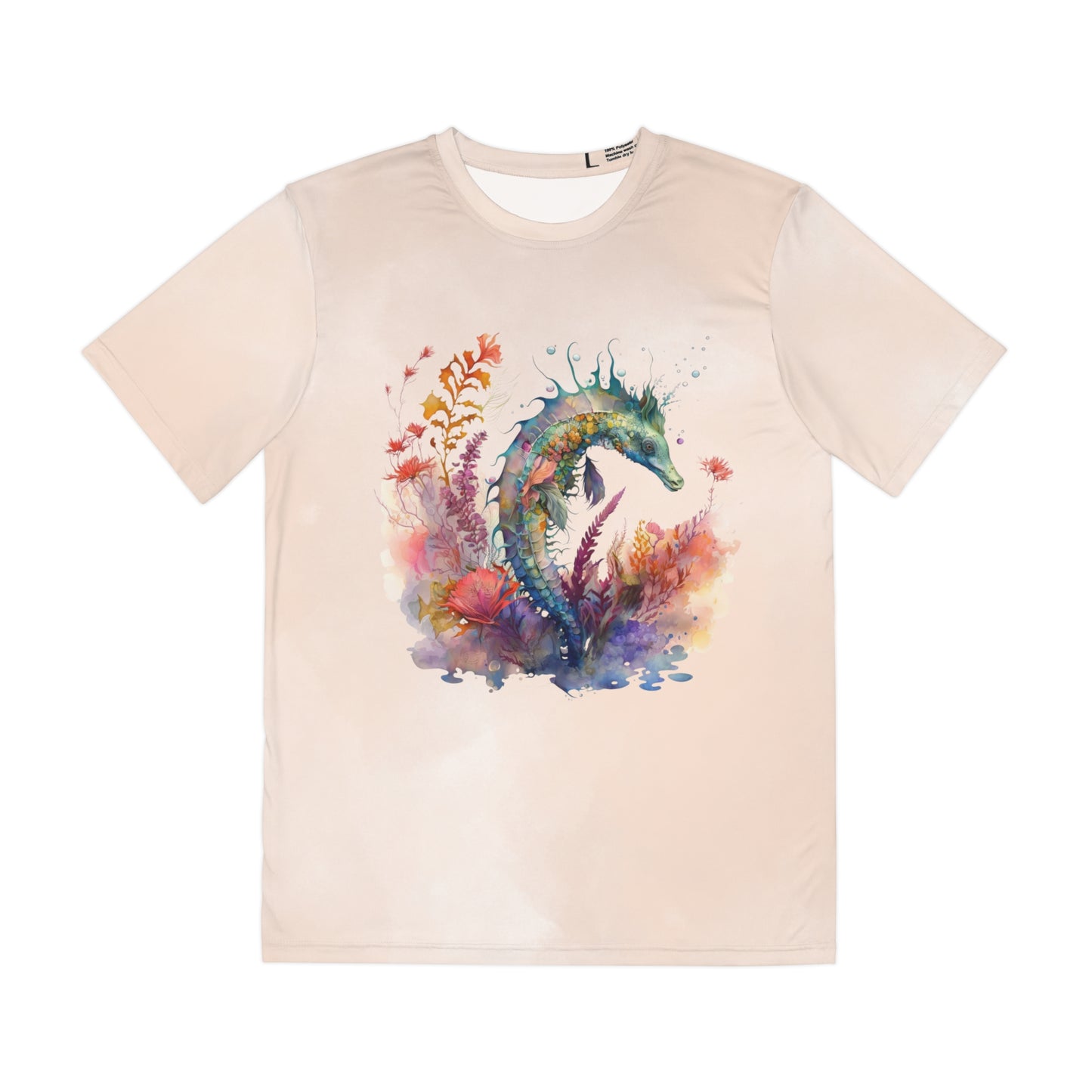 Dragon on Watercolor Background T-shirt