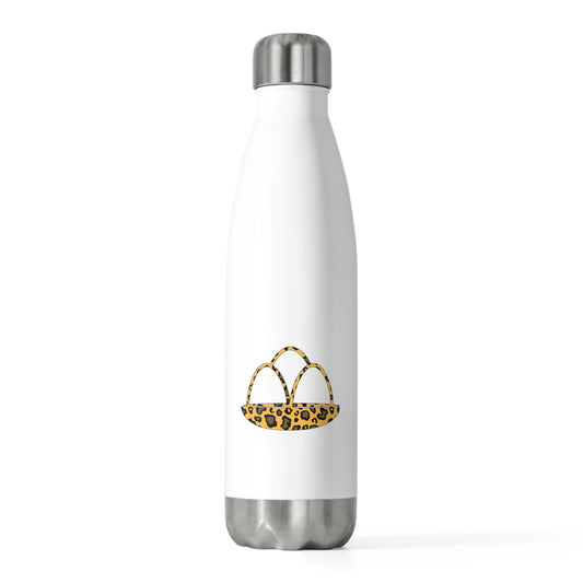 Leopard Print Egg Basket Easter 20oz Insulated Bottle