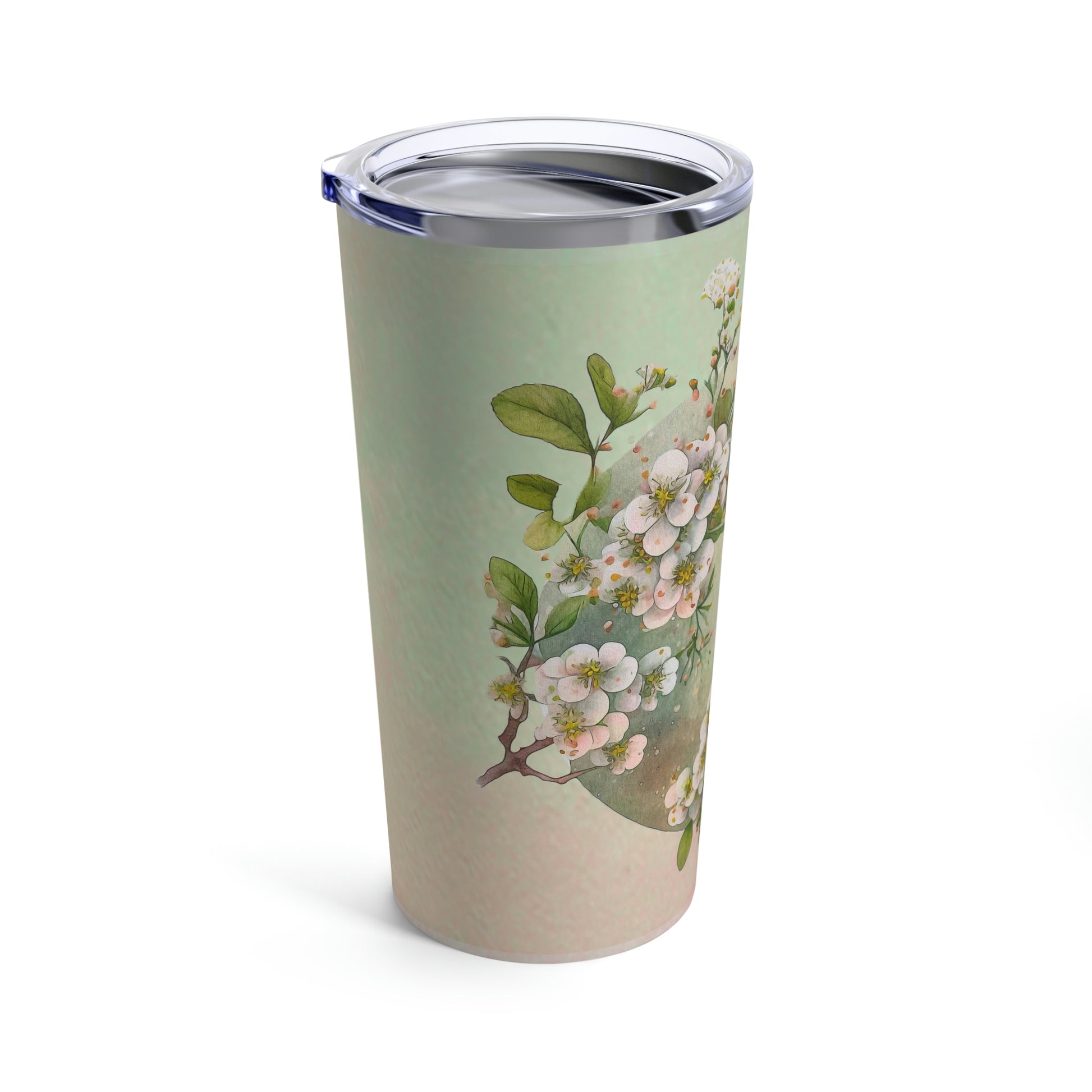 Spring Flowers Watercolor Tumbler 20oz