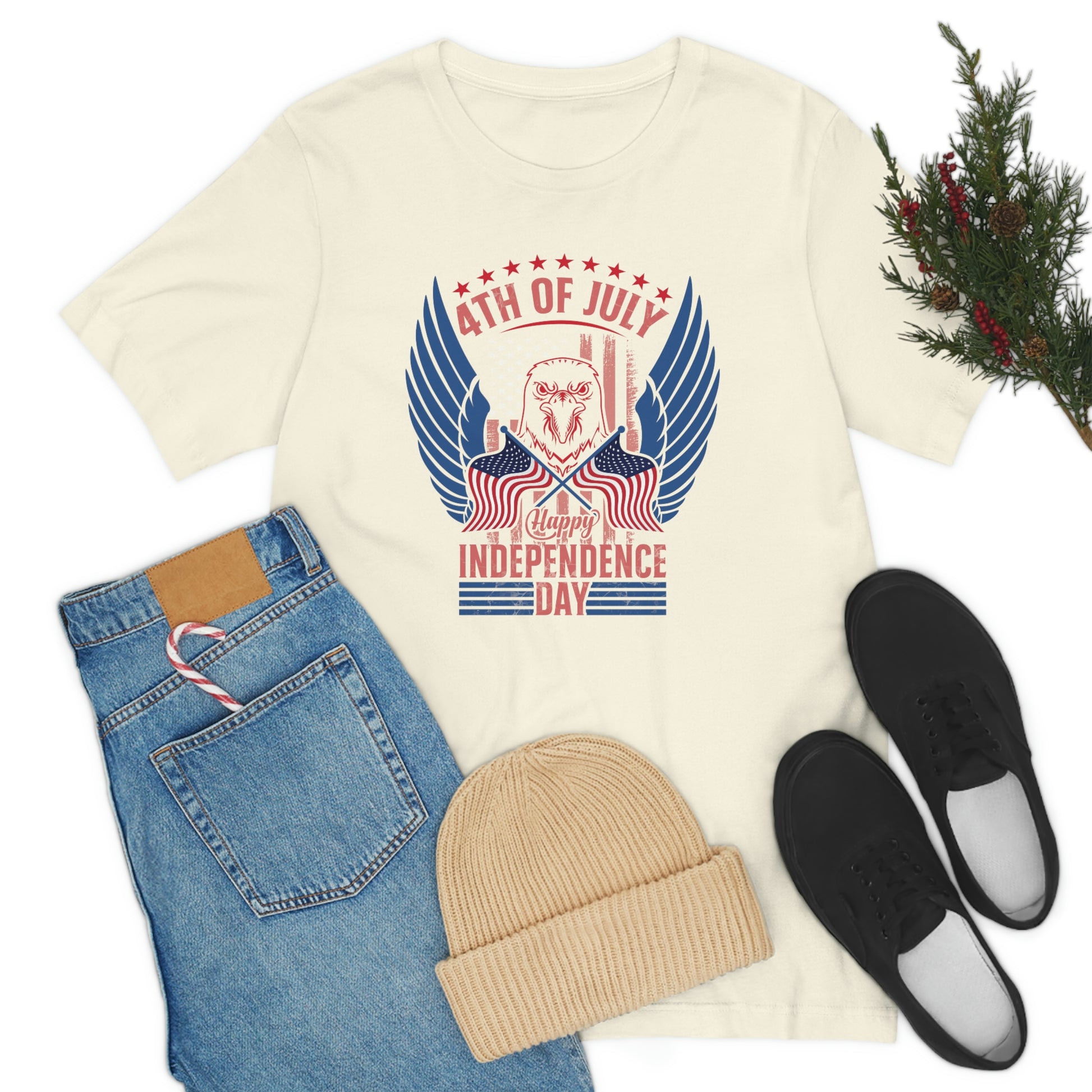 4th of July Happy Independence Day Tee tshirt t-shirt