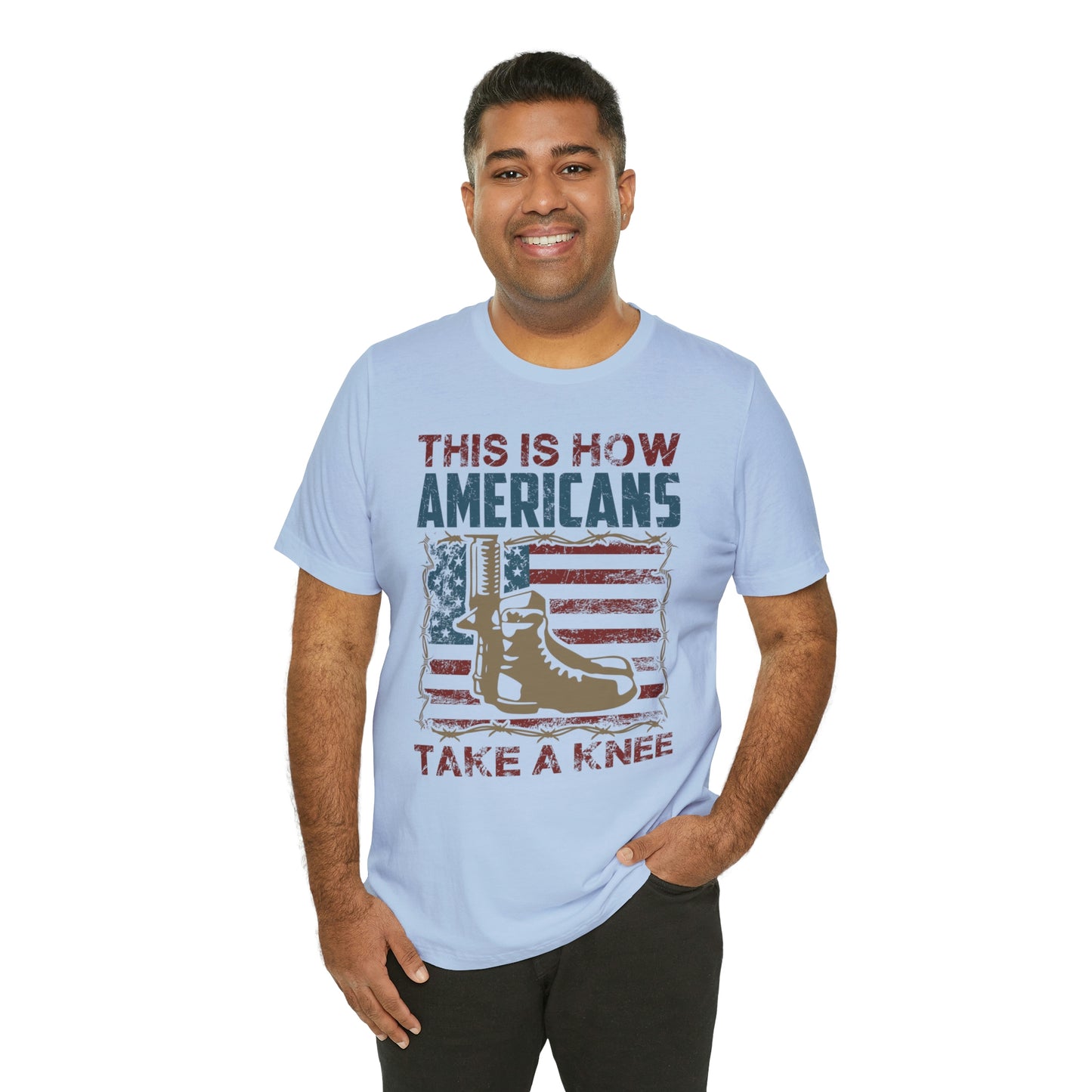 This is How Americans Take a Knee Short Sleeve T-shirt