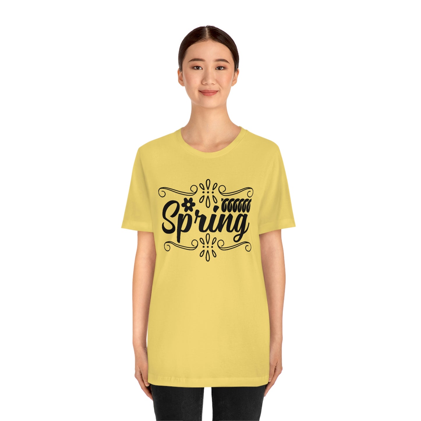 Spring with Frame Unisex Jersey Short Sleeve Tee