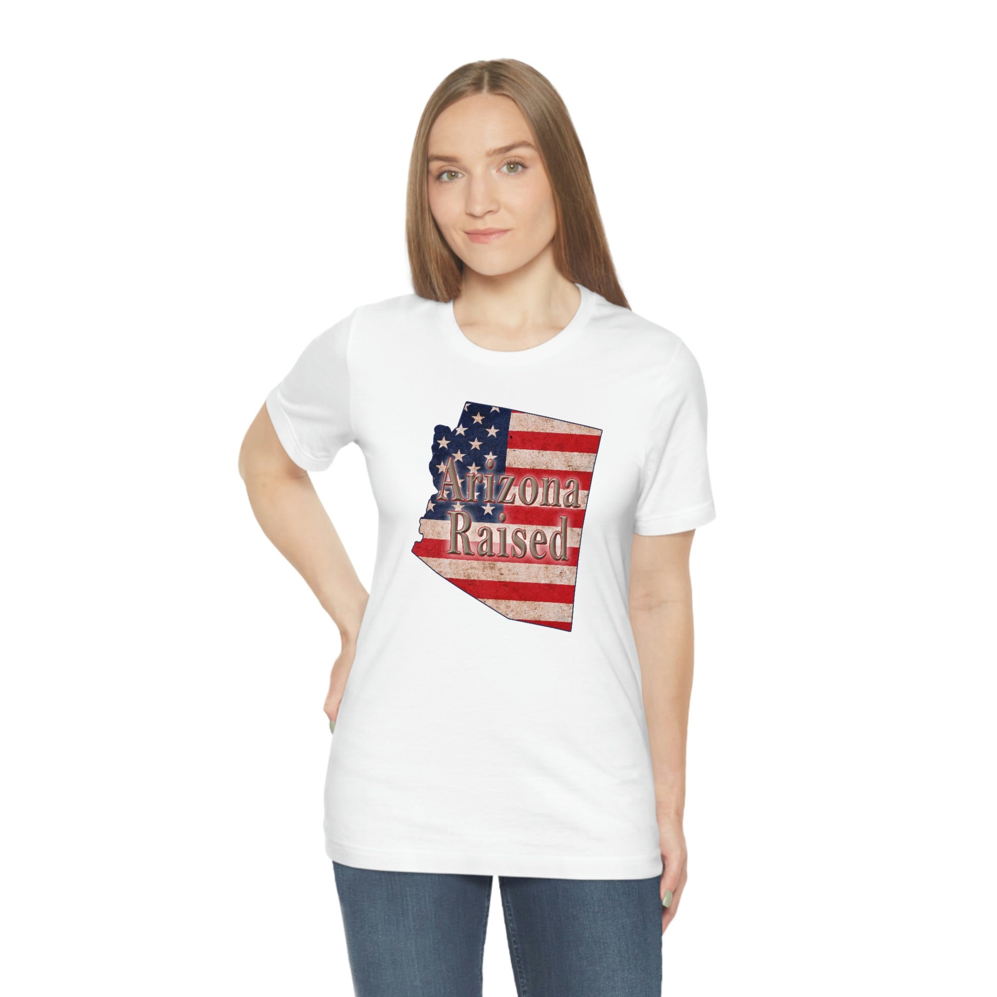 Arizona Raised Flag Unisex Jersey Short Sleeve Tee Tshirt T-shirt