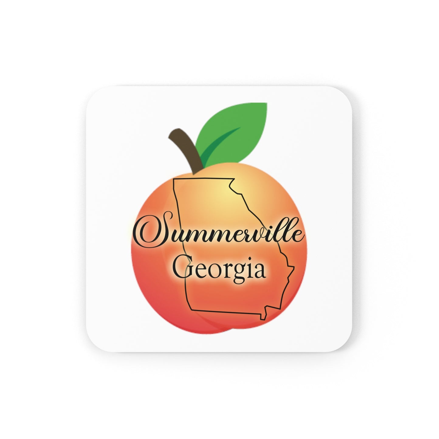 Summerville Georgia Corkwood Coaster Set