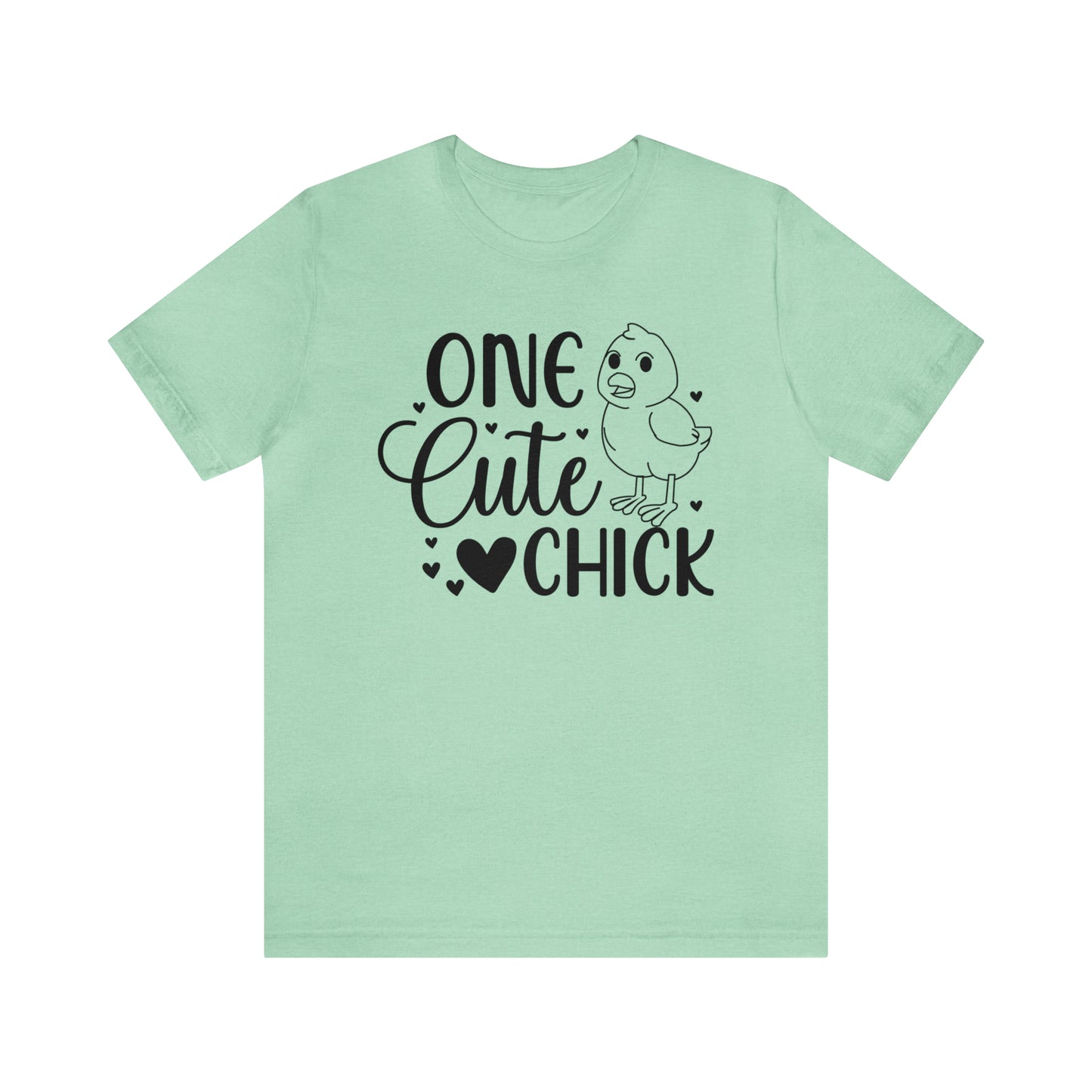 One Cute Chick Short Sleeve Chicken T-shirt