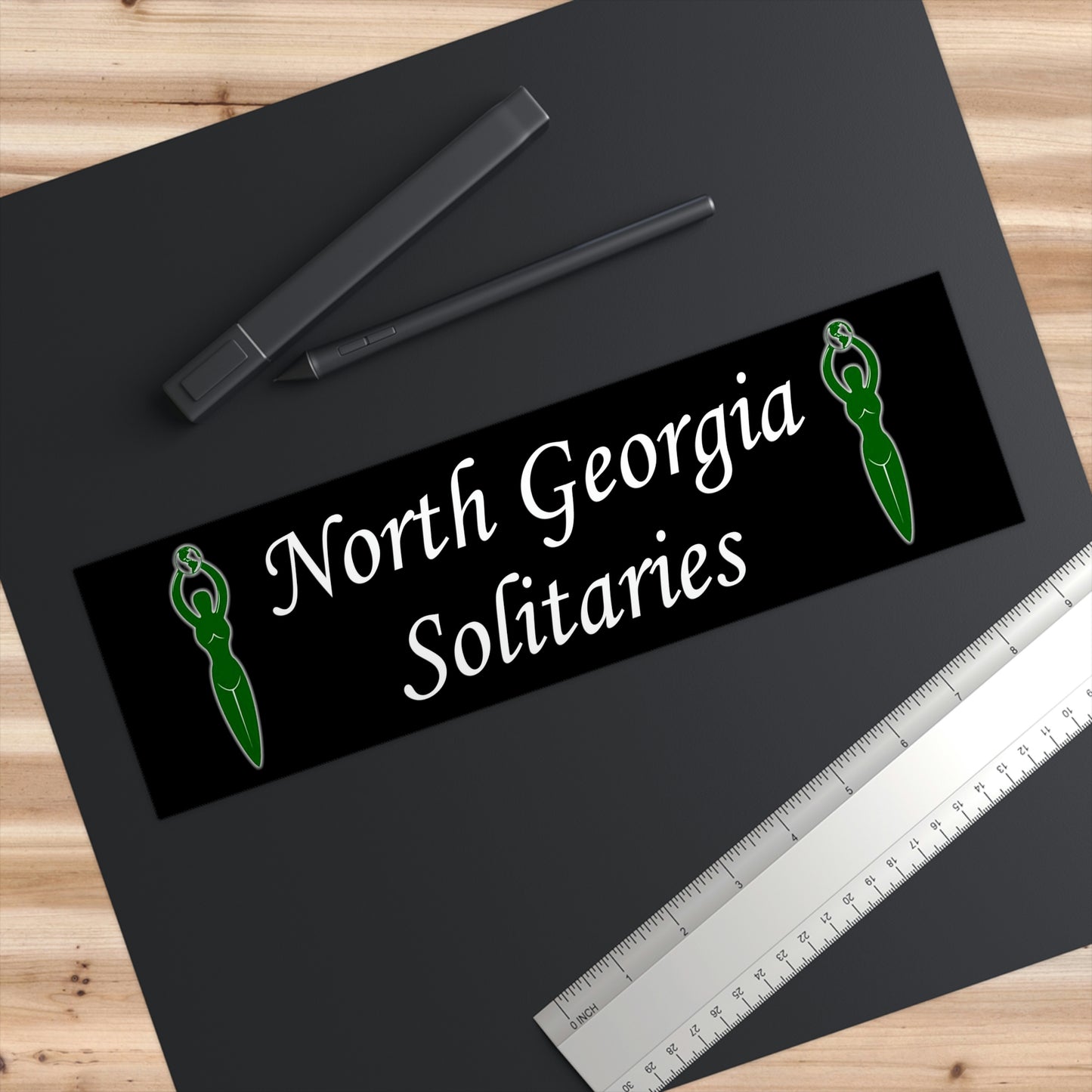 North Georgia Solitaries Bumper Sticker 3 sizes