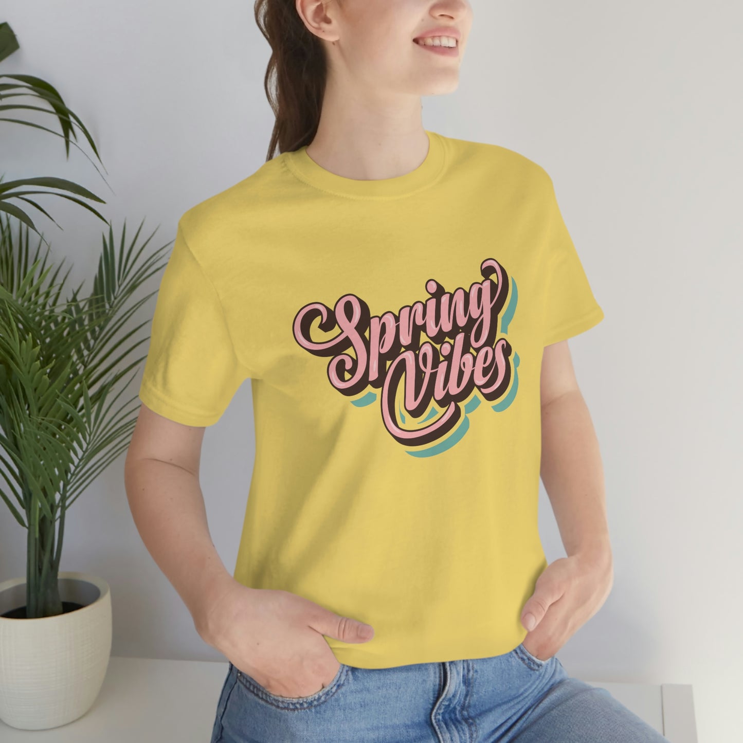 Spring Vibes Unisex Jersey Short Sleeve Tee