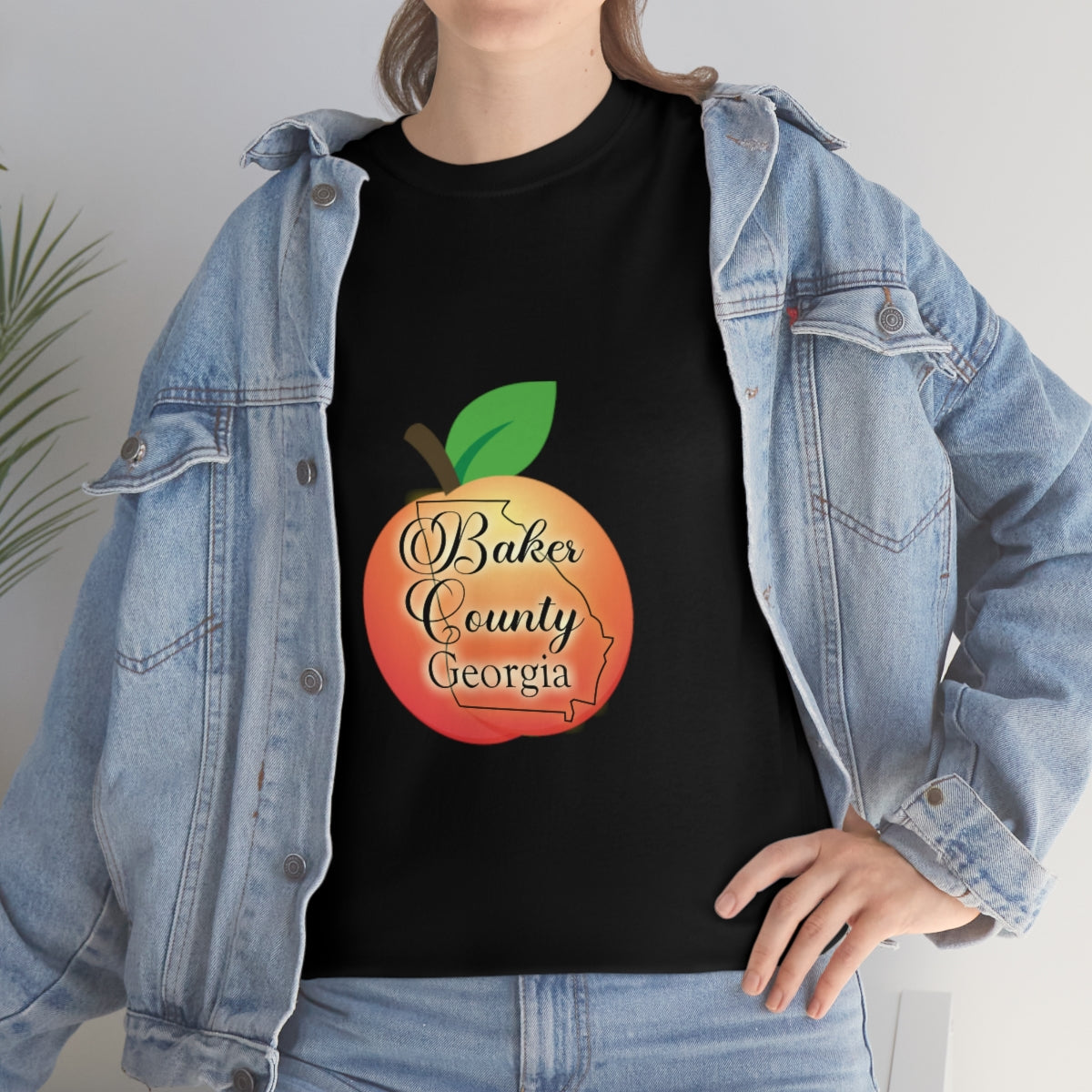 Baker County Georgia Unisex Heavy Cotton Tee