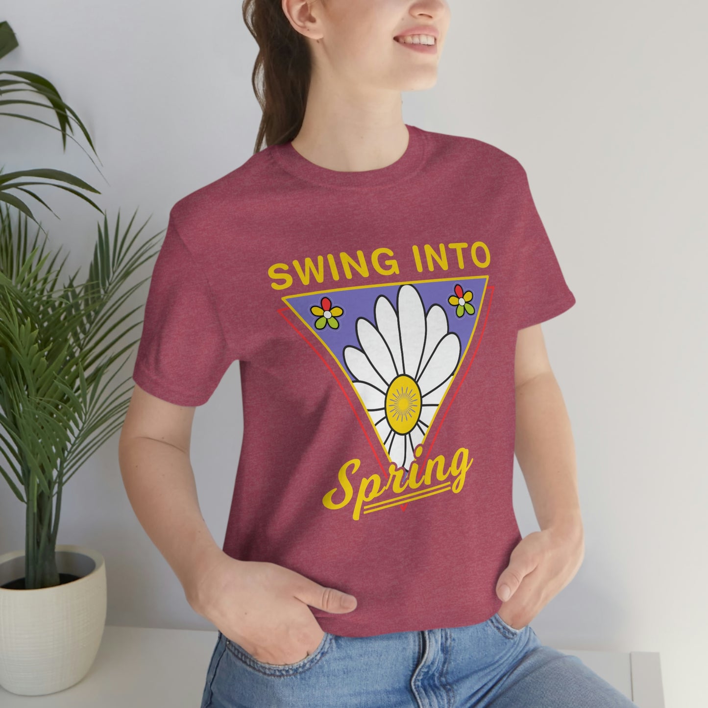 Swing Into Spring Unisex Jersey Short Sleeve Tee