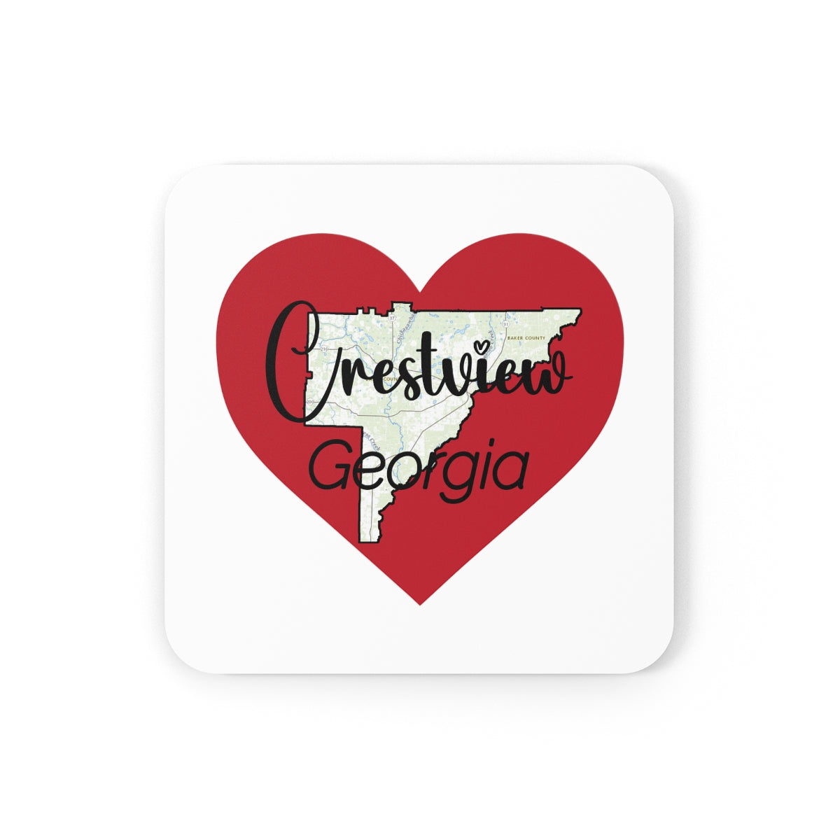 Crestview Georgia Corkwood Coaster Set