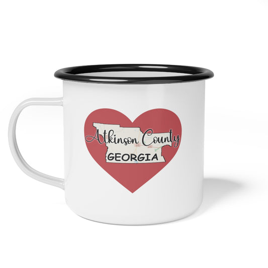 Atkinson County Georgia Enamel Camp Cup