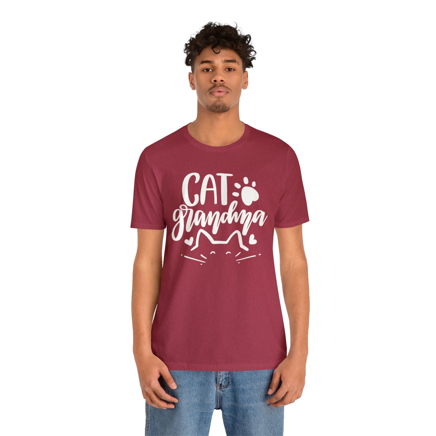 Cat Grandma Short Sleeve T-shirt