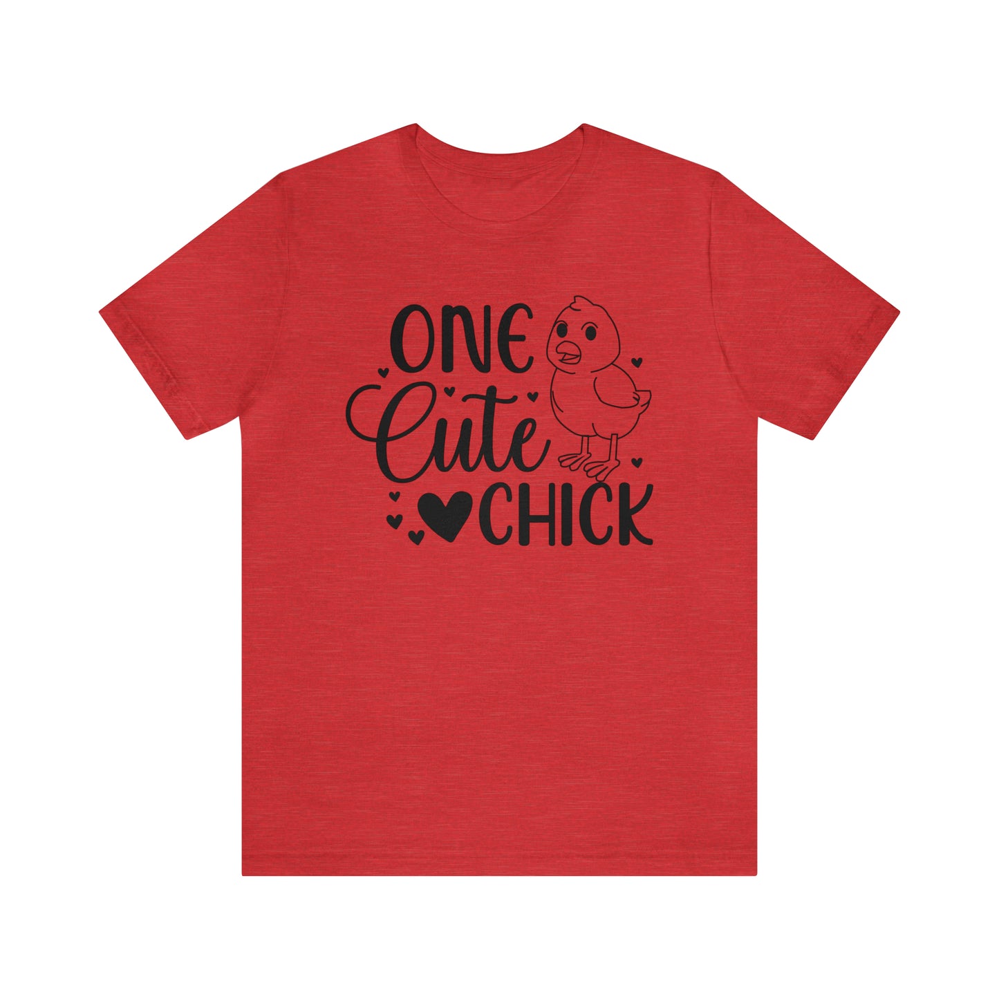 One Cute Chick Short Sleeve Chicken T-shirt