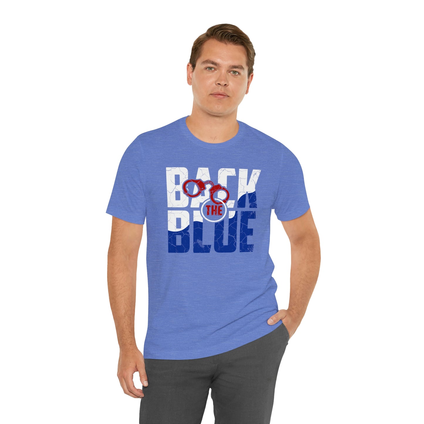 Back the Blue Police Short Sleeve T-shirt