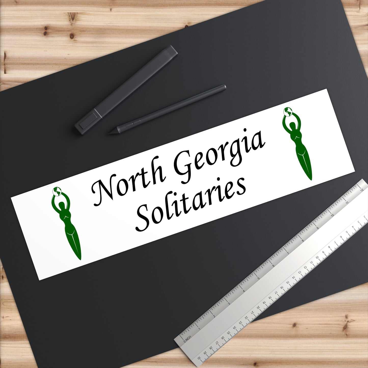 North Georgia Solitaries Bumper Sticker 3 sizes