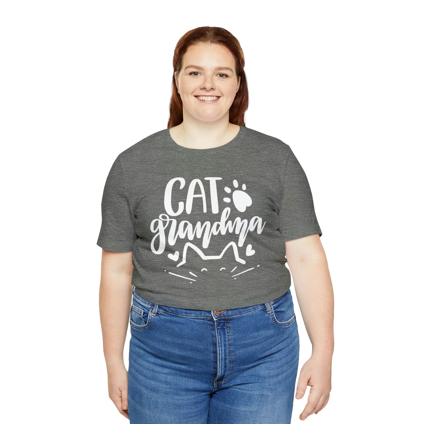 Cat Grandma Short Sleeve T-shirt