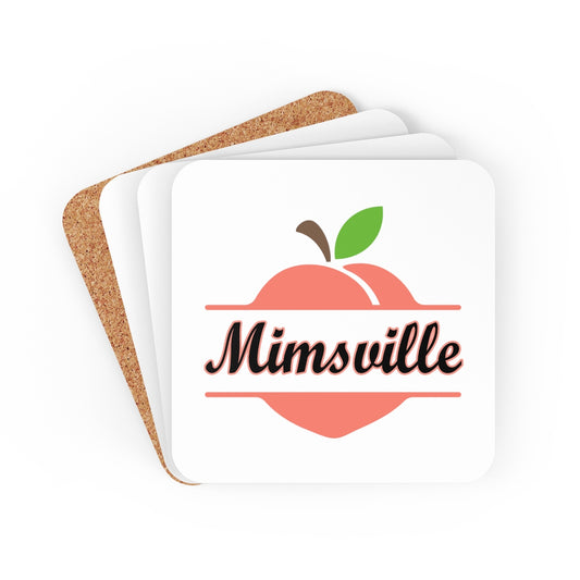 Mimsville Georgia Corkwood Coaster Set