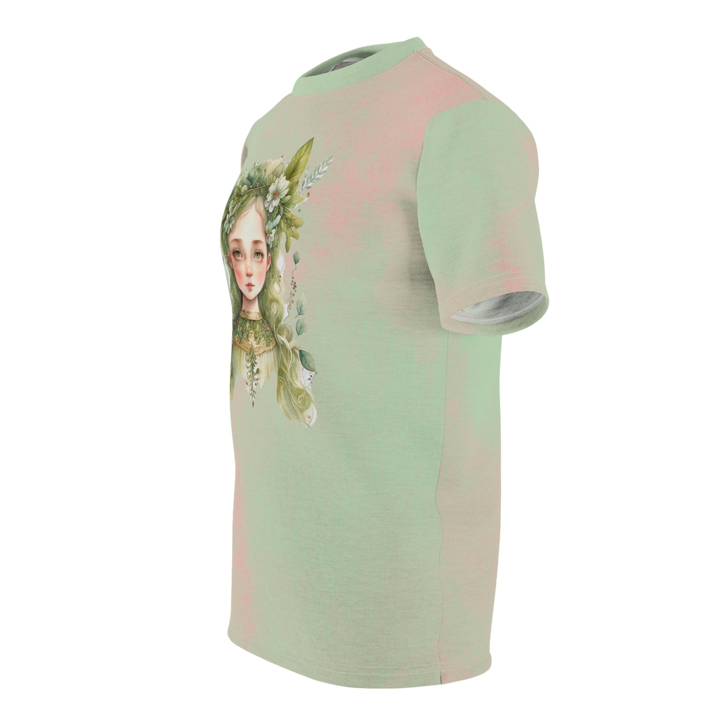 Girl in Spring Flowers Unisex T-shirt