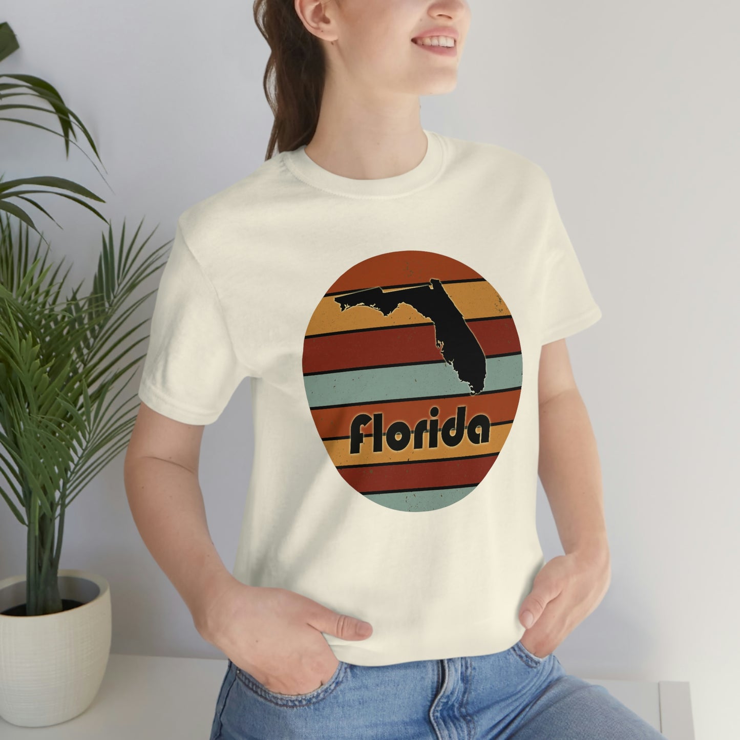 Florida Retro Sunset Short Sleeve T-shirt