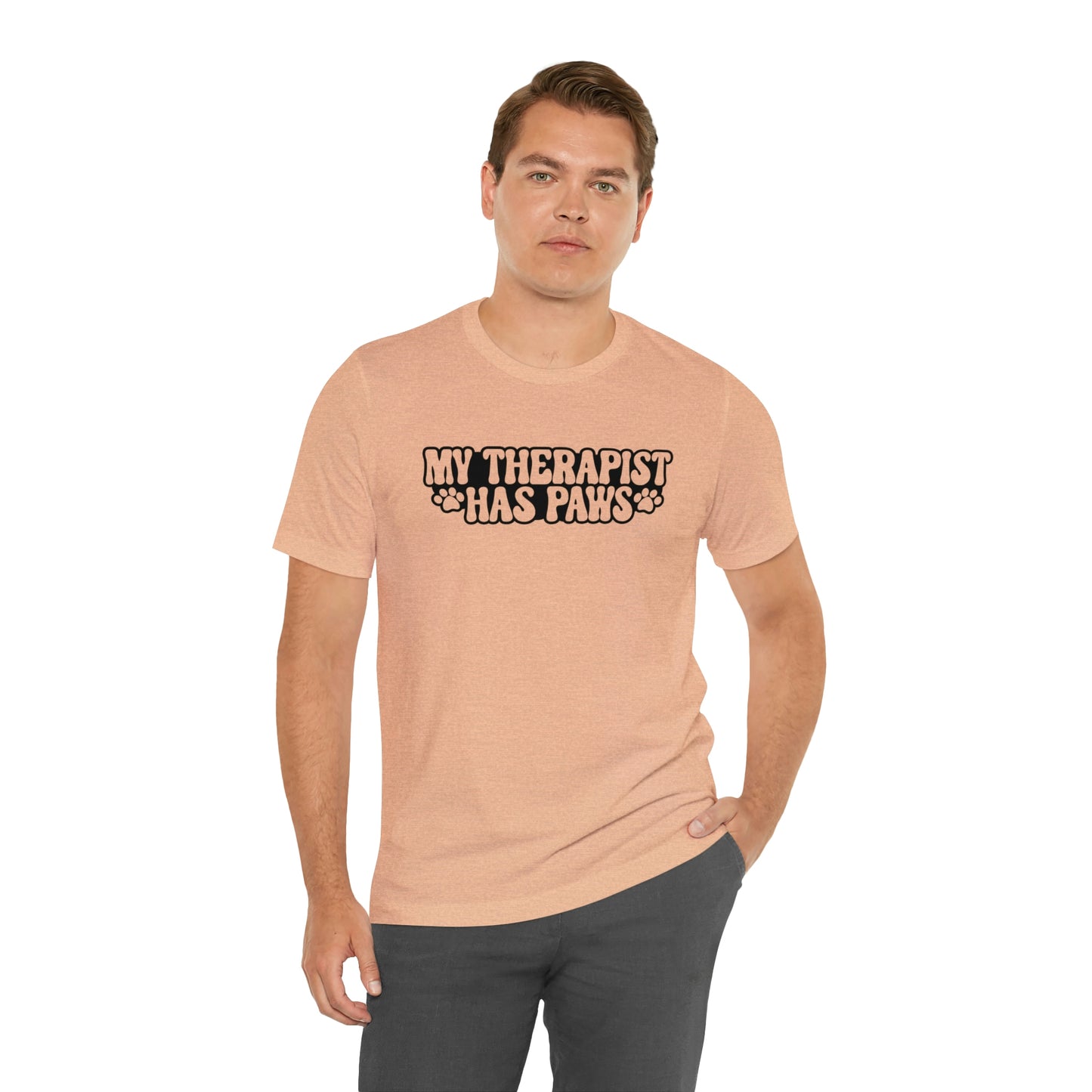 My Therapist Has Paws Short Sleeve T-shirt