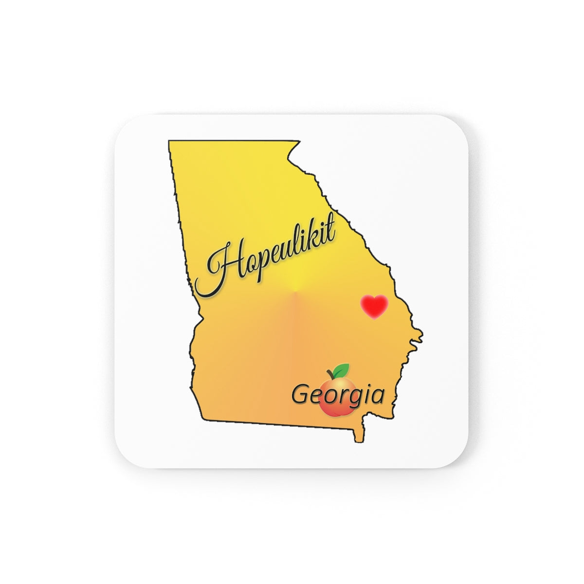 Hopeulikit Georgia Corkwood Coaster Set