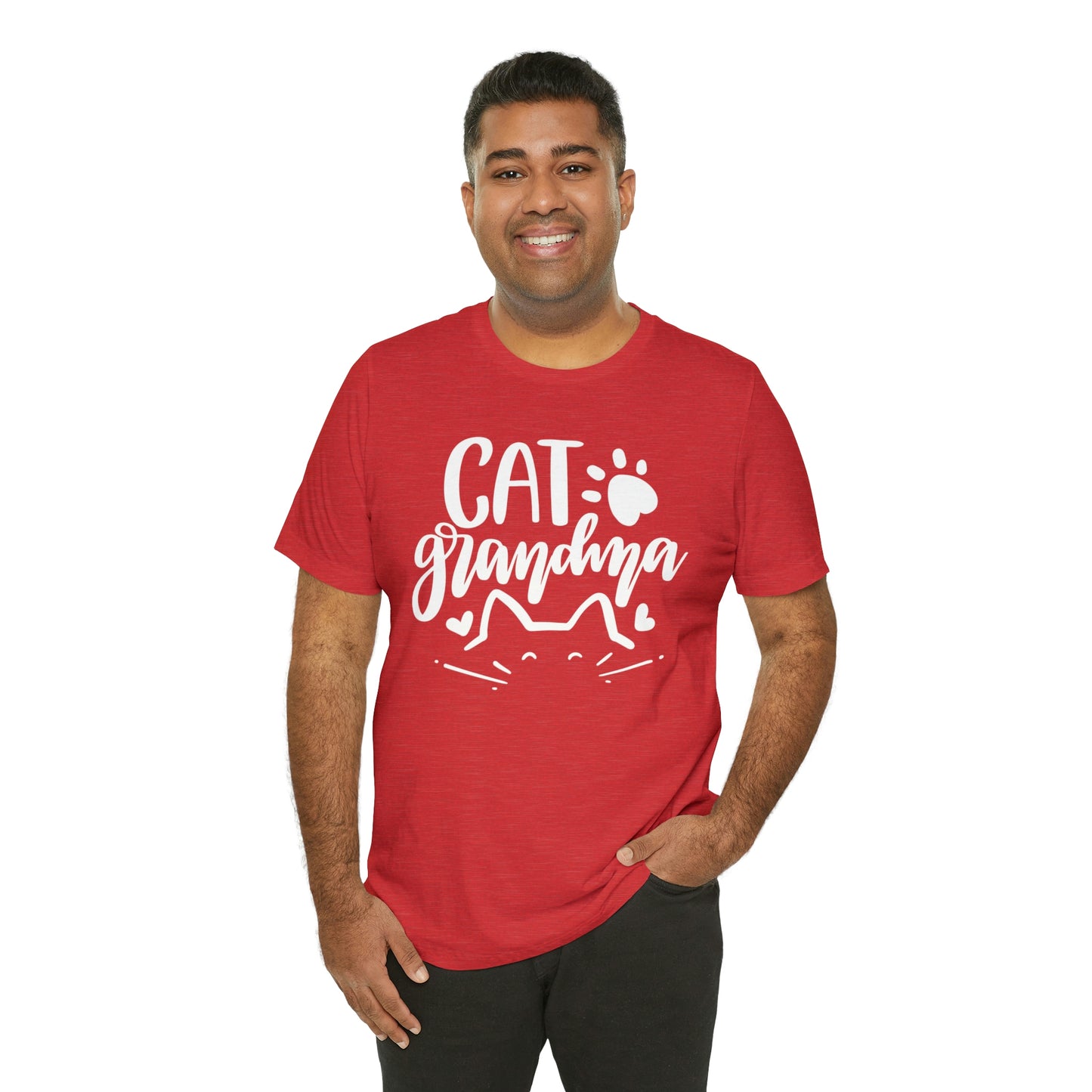 Cat Grandma Short Sleeve T-shirt