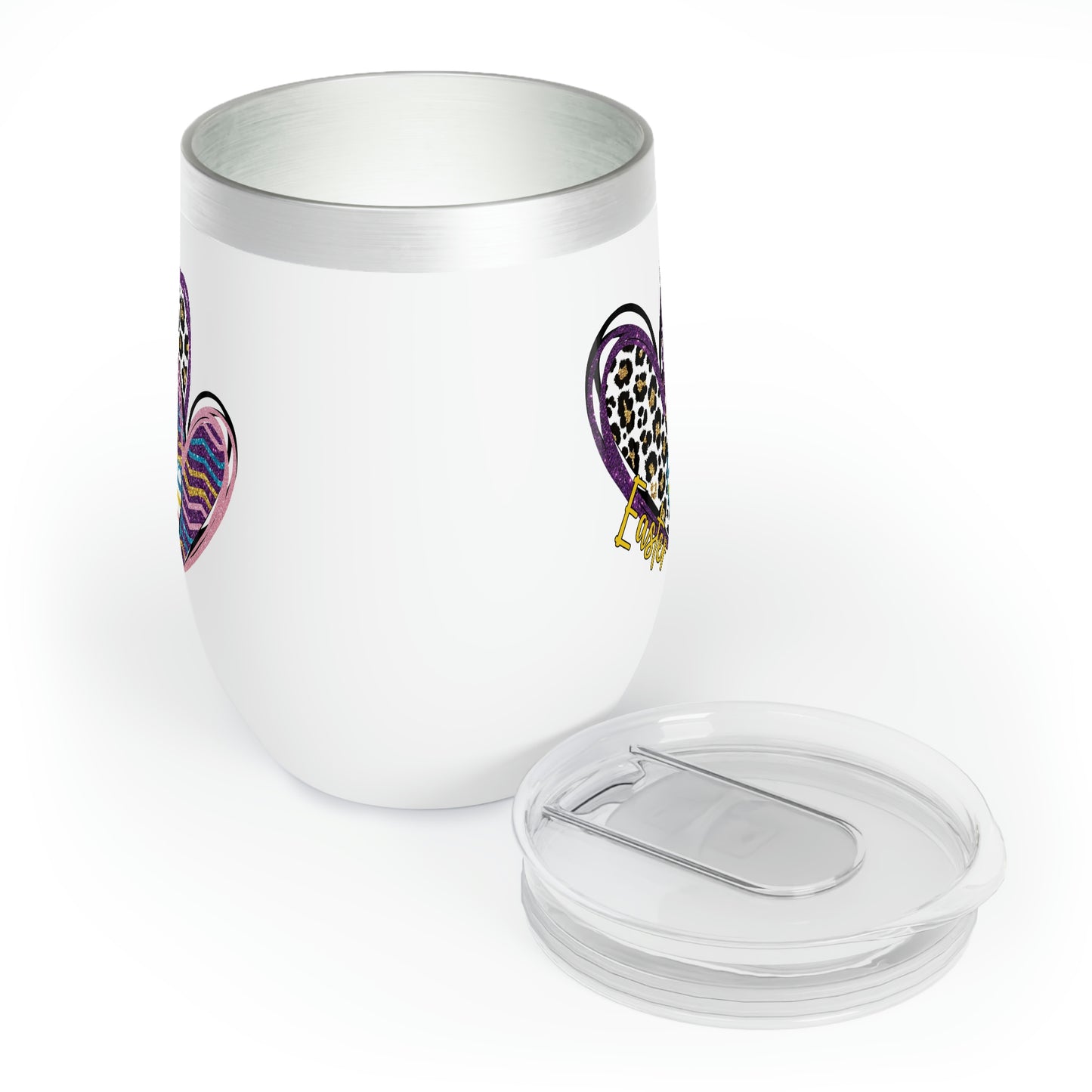 Easter Funky Hearts Chill Wine Tumbler