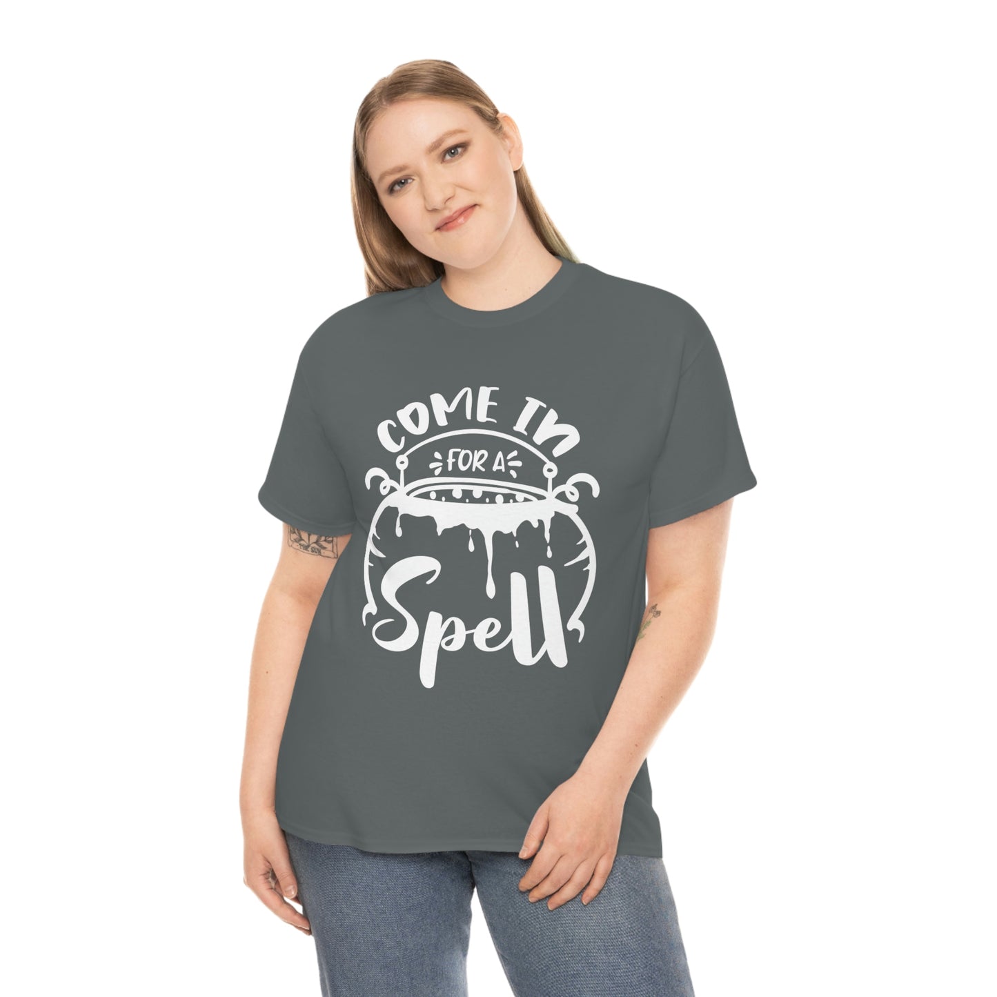 Come in for a Spell Unisex Heavy Cotton Tee